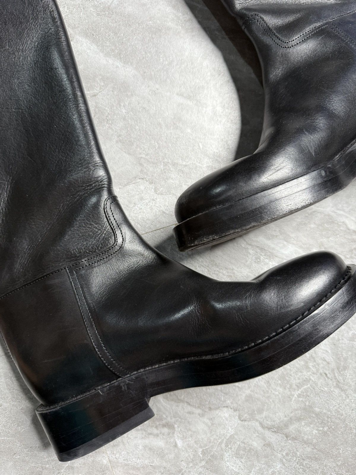 Ann Demeulemeester Ann Demeulemeester Belted Riding Boots 100% Authentic Size US 7 / IT 37 - 7 Thumbnail