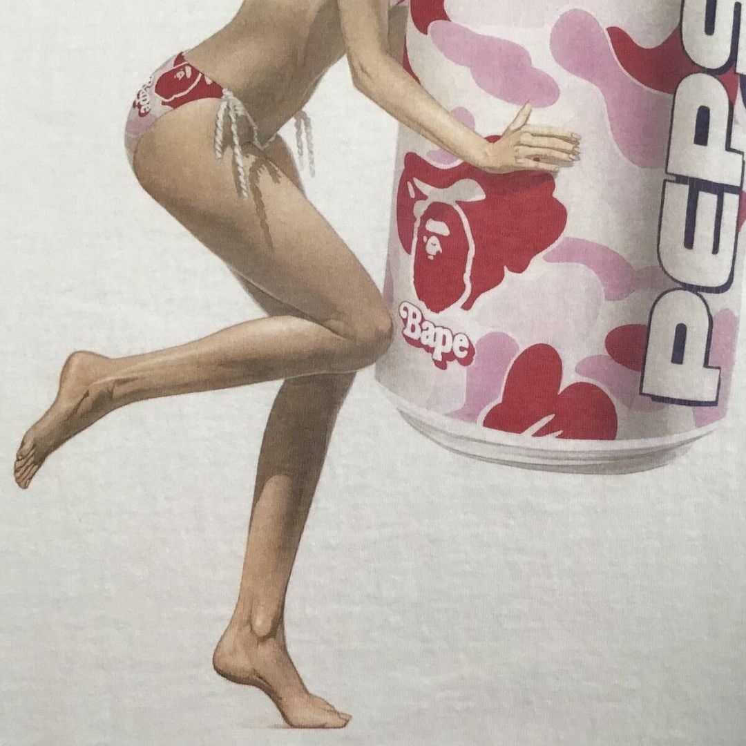 Bape × Nigo × Pepsi 2002 HAJIME SORAYAMA × BAPE PEPSI T-shirt a bathing ape NIGO Size US XS / EU 42 / 0 - 4 Thumbnail