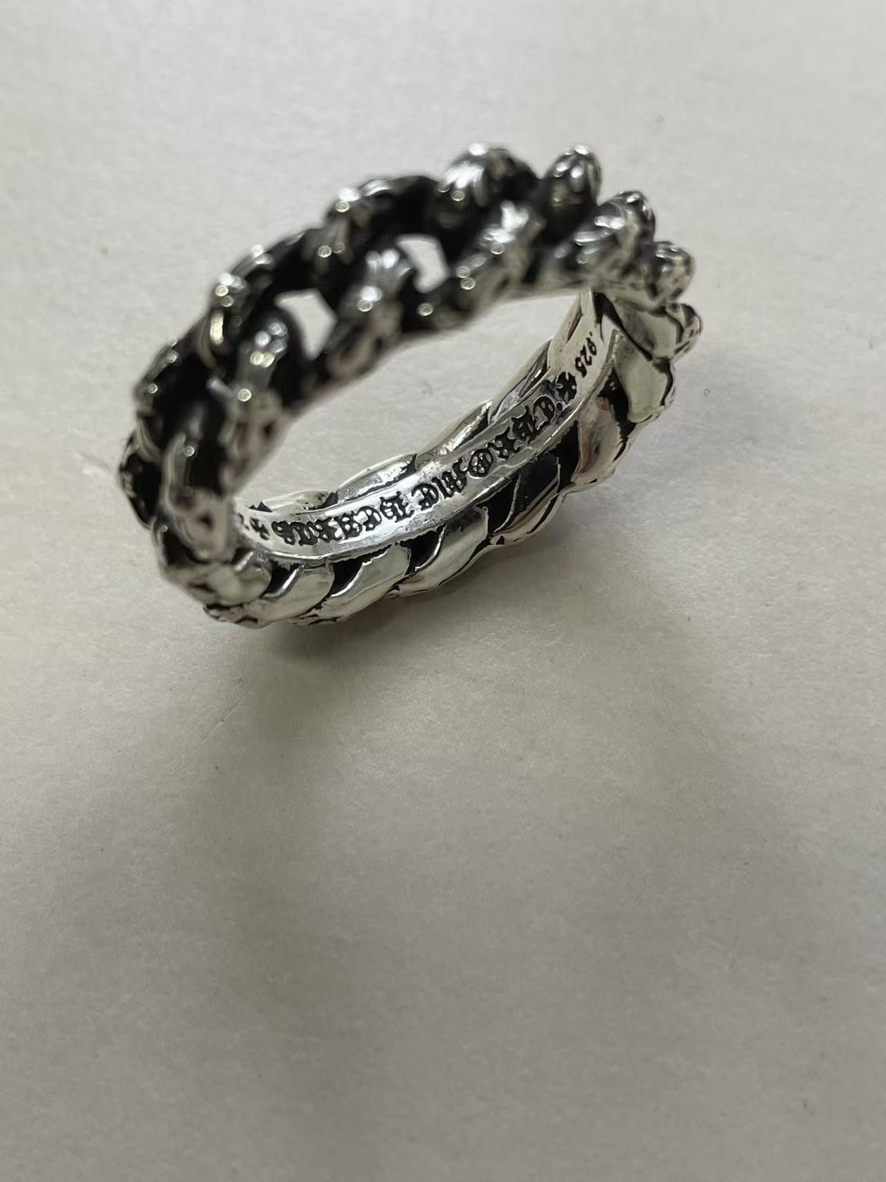 Chrome Hearts Chrome Hearts Silver XTRA FANCY Cuban Cross Ring Size ONE SIZE - 10 Thumbnail