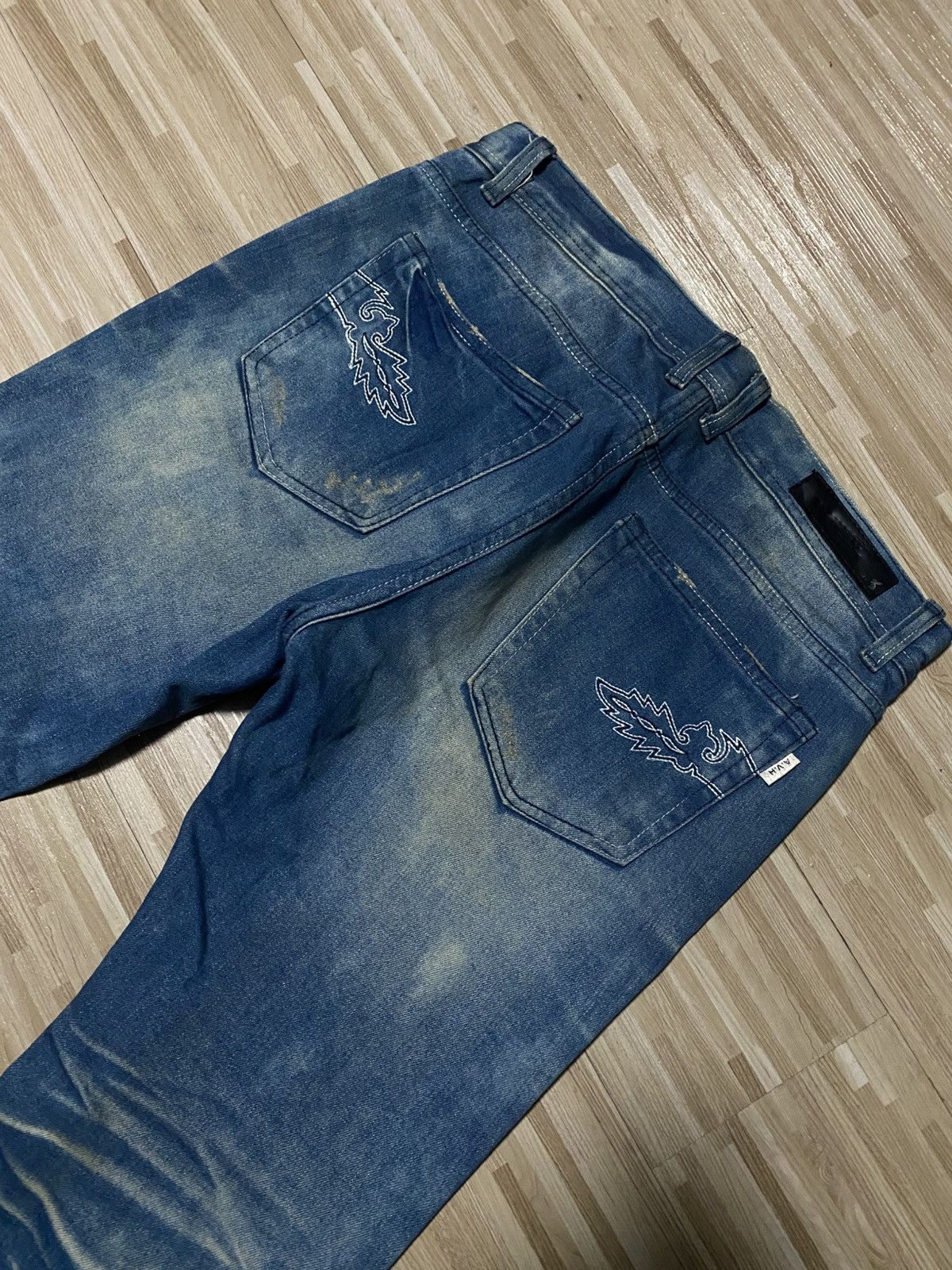 Japanese Brand 💥RARE A.V.H COSTUME JEANS💥BOOTCUT Size US 32 / EU 48 - 10 Thumbnail