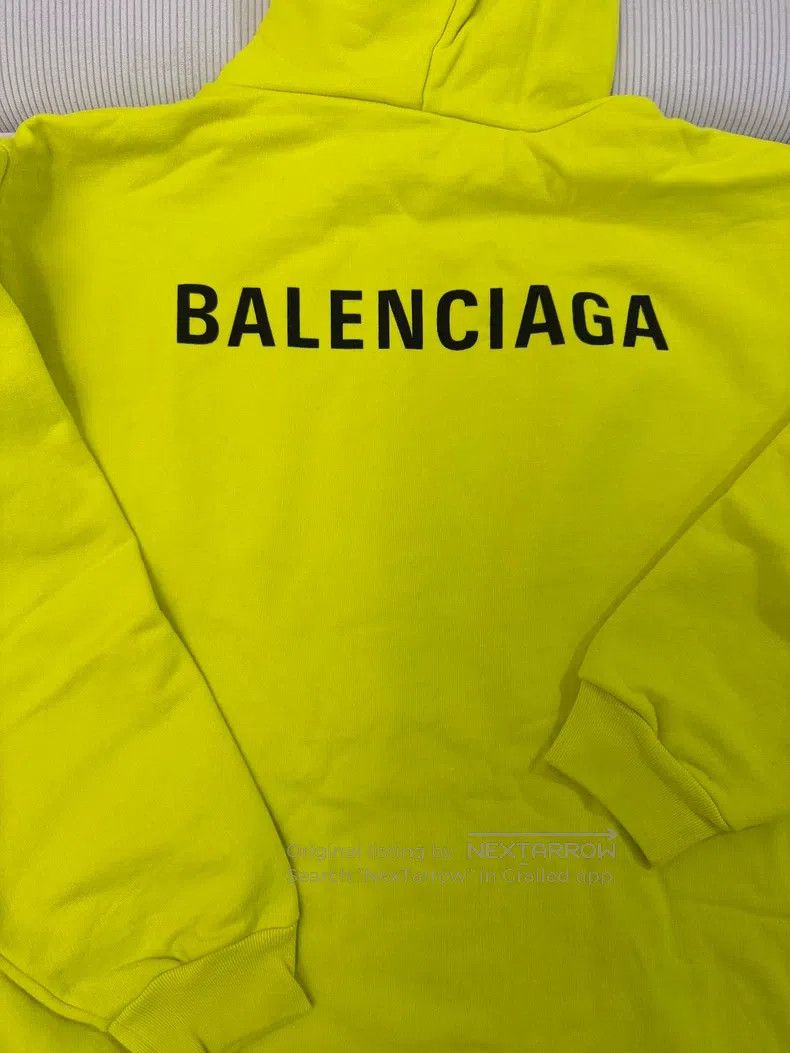 Balenciaga Balenciaga Logo Print Yellow Sweatshirt Size US S / EU 44-46 / 1 - 2 Thumbnail