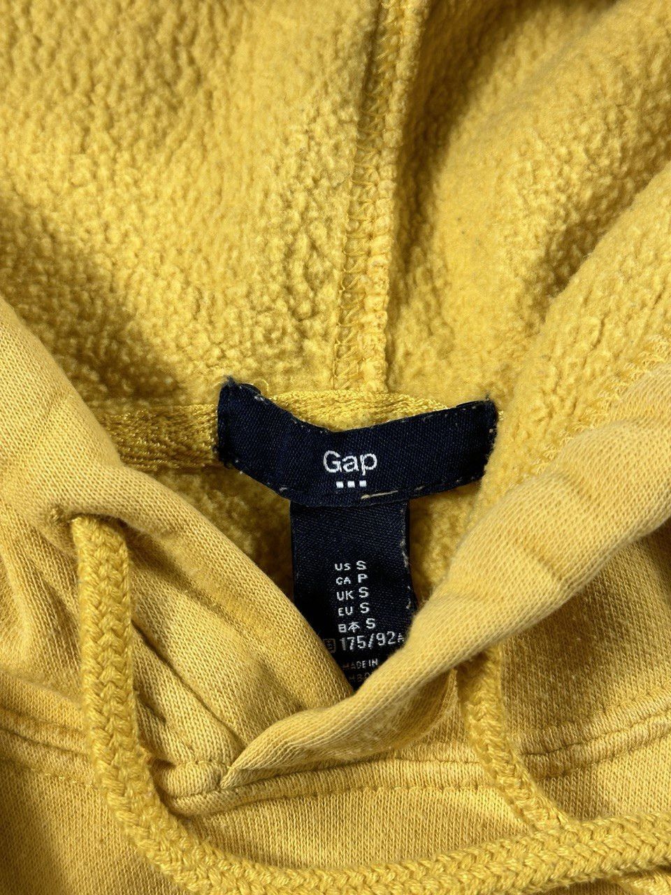 Gap Vintage Gap Classic Logo Hoodie Yellow Size US S / EU 44-46 / 1 - 4 Thumbnail