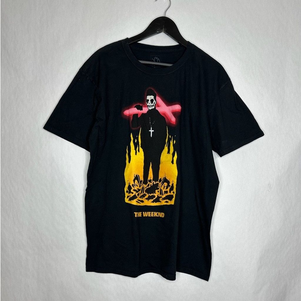 The Weeknd The Weeknd Official XO Starboy Black Tee Skeleton Cross XL Size US XL / EU 56 / 4 - 3 Thumbnail
