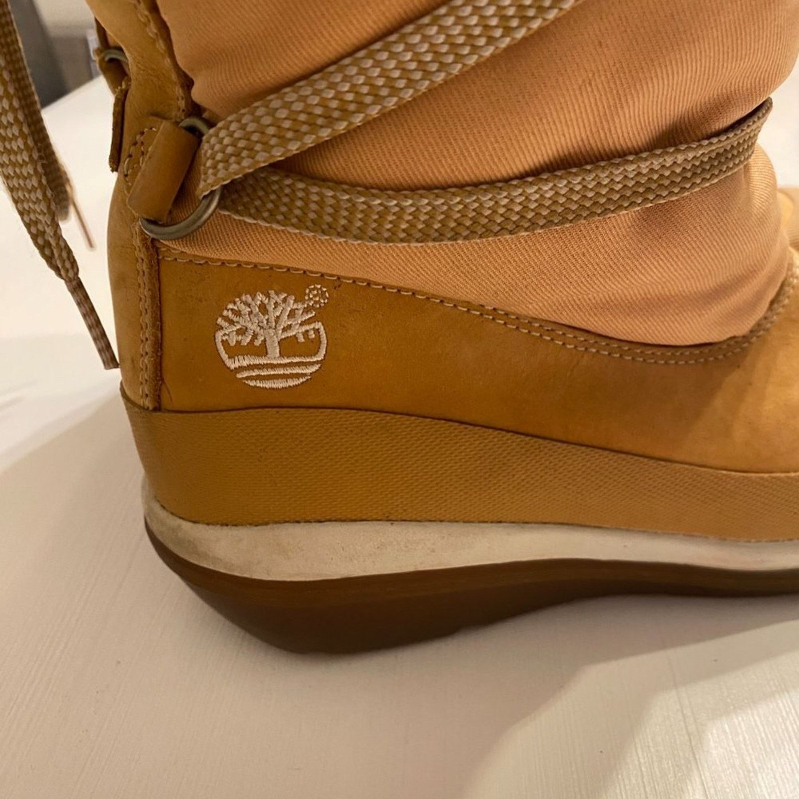 Timberland Timberland Shearling Lined Winter Boots Mid Calf Cozy Size 6 Size US 6 / IT 36 - 4 Thumbnail
