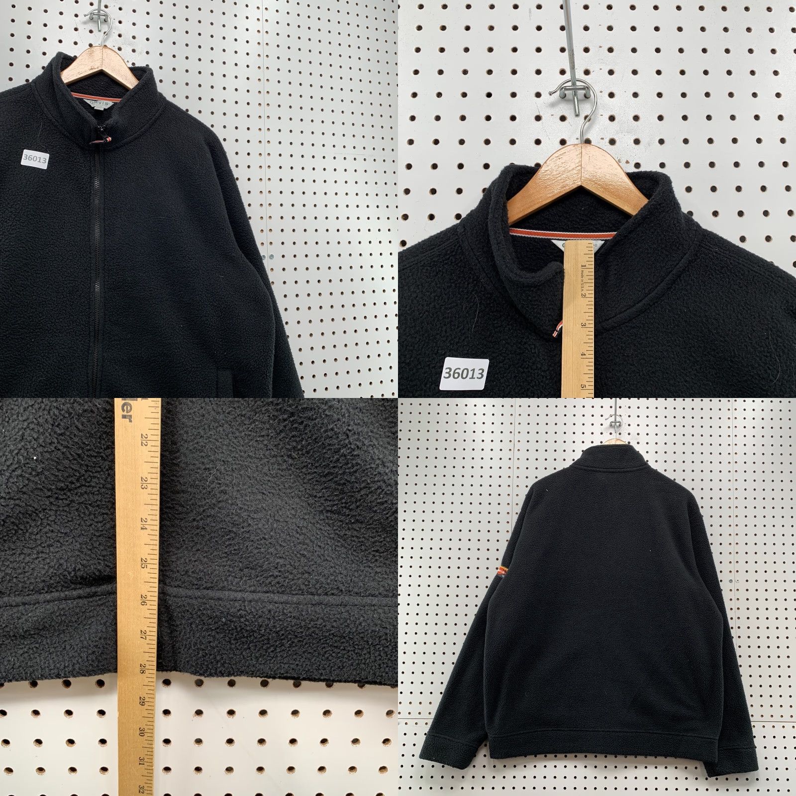 Orvis VINTAGE Orvis Fleece Full Zip Jacket Mens L Black Outdoor Casual 26X28 Size US L / EU 52-54 / 3 - 8 Thumbnail