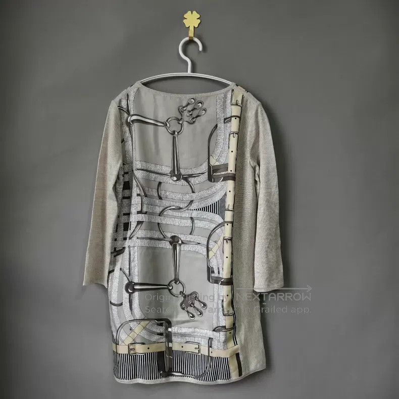 Hermes Hermes Wool and Silk Blend Dress Size XXS / US 00 / IT 34 - 2 Thumbnail