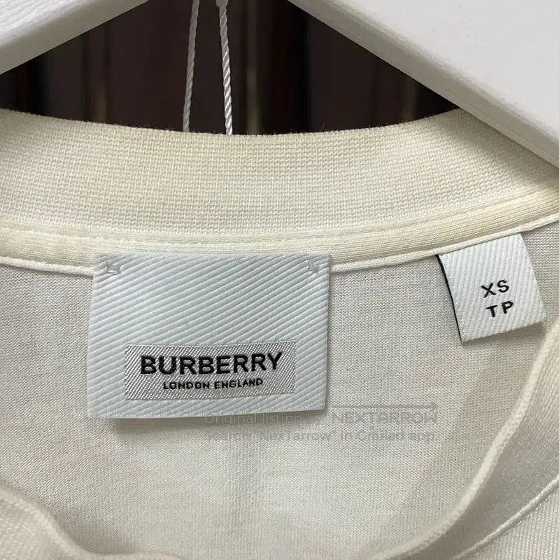 Burberry Burberry Summer White Cotton Short Sleeve T-Shirt. Size XS / US 0-2 / IT 36-38 - 7 Thumbnail