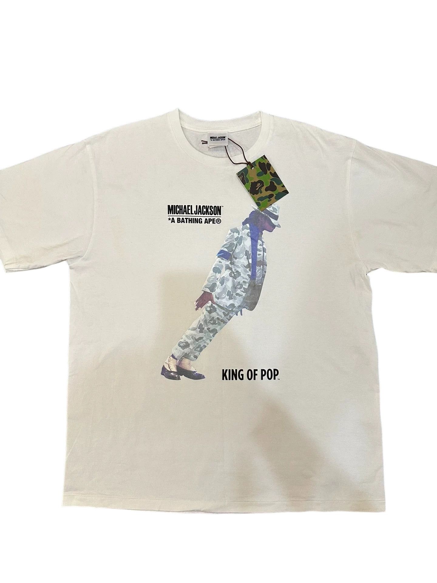 Bape A Bathing Ape x Michael Jackson Graphic T-Shirt XXL Size US XXL / EU 58 / 5 - 1 Thumbnail