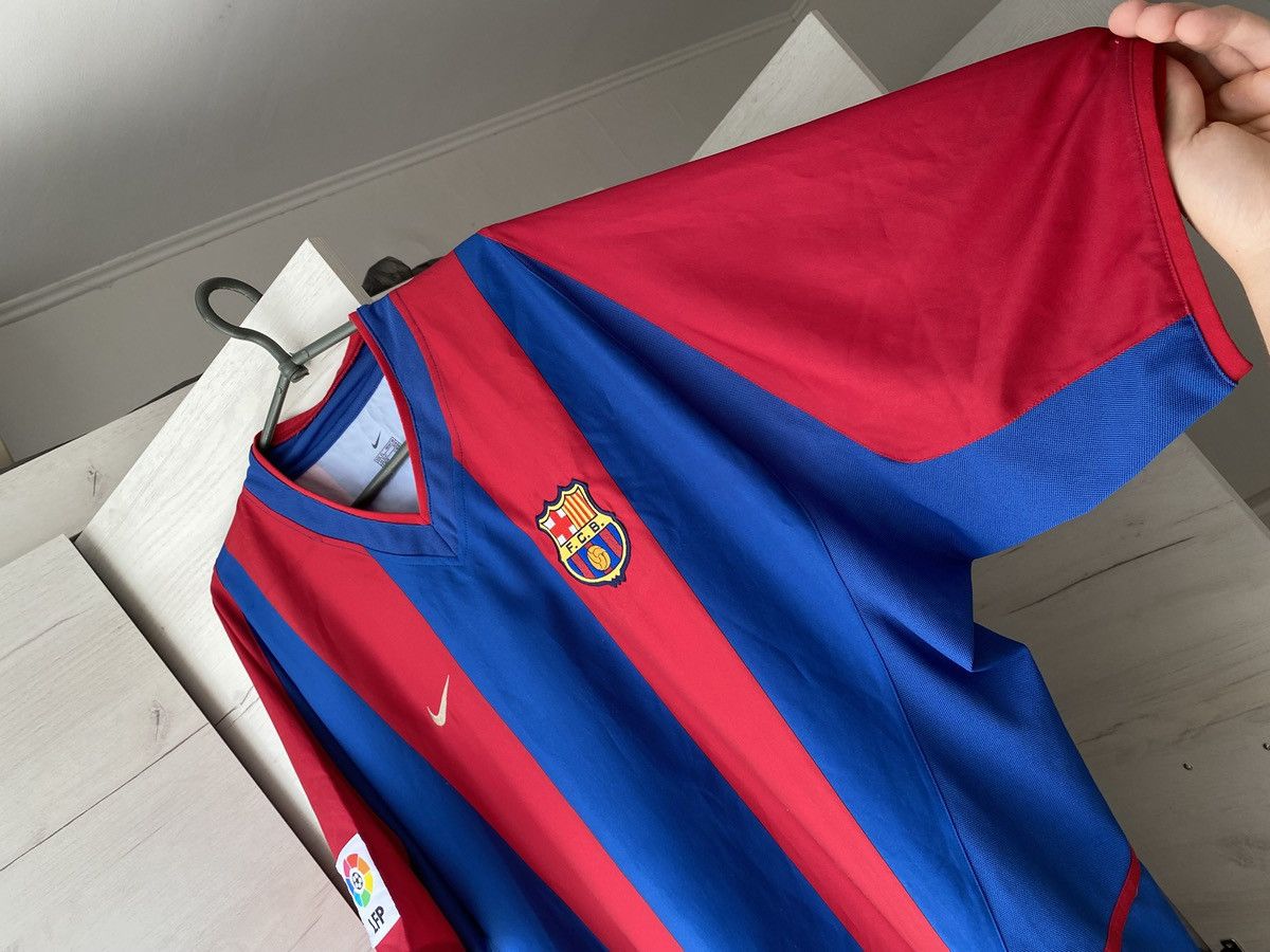 Nike Barcelona Nike Home Jersey XL Blaugrana Stripes 2000s Size US XL / EU 56 / 4 - 4 Thumbnail