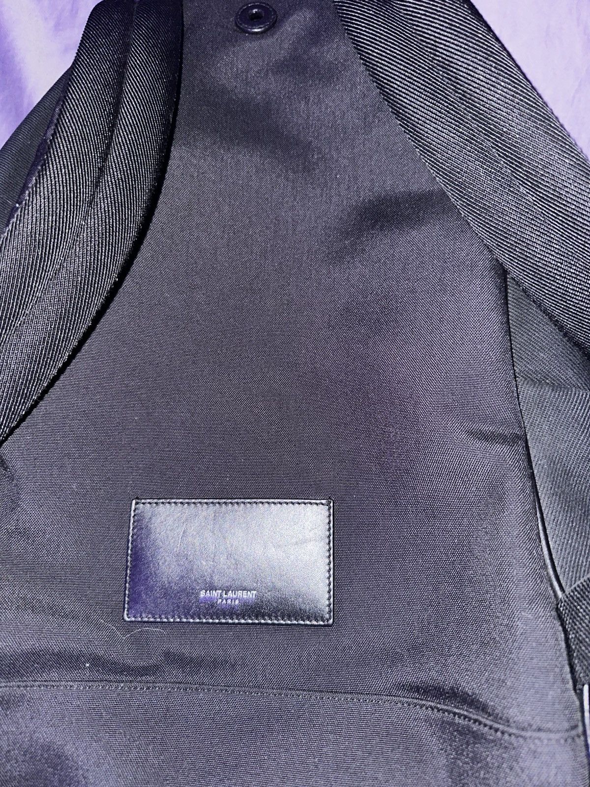 Yves Saint Laurent Yves Saint Laurent Twill Patches City Backpack Size ONE SIZE - 5 Thumbnail