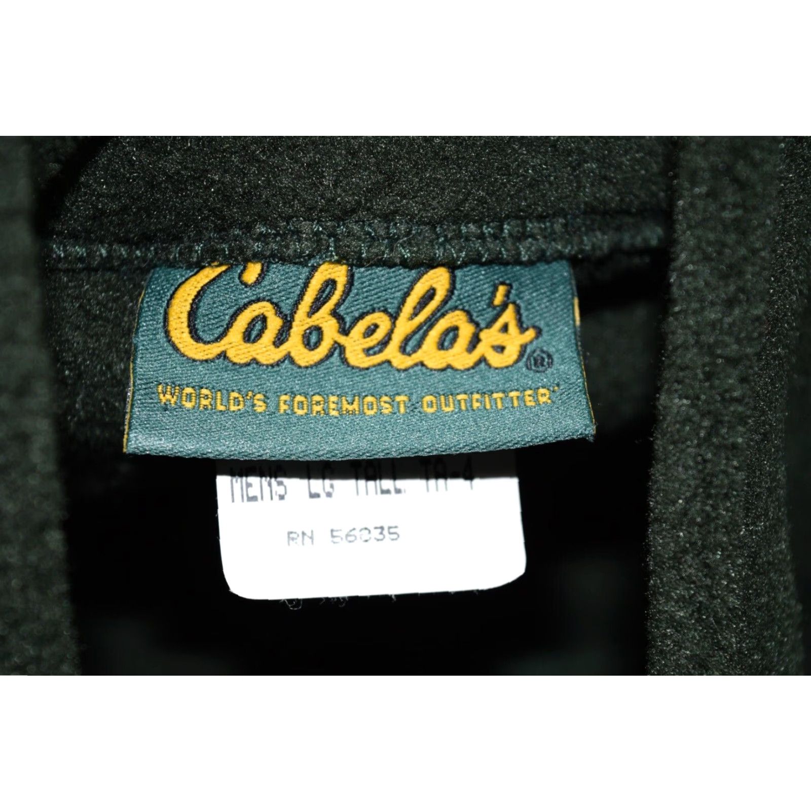 Vintage VINTAGE CABELA'S FLEECE JACKET FULL ZIP MENS LT LARGE TALL GREEN OUTDOOR USA MADE Size US L / EU 52-54 / 3 - 5 Thumbnail