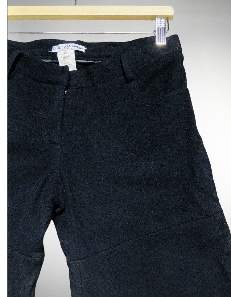 Dolce & Gabbana Archival Dolce & Gabbana Flare Slit Pant - Wool & Cashmere Size 31" - 9 Thumbnail