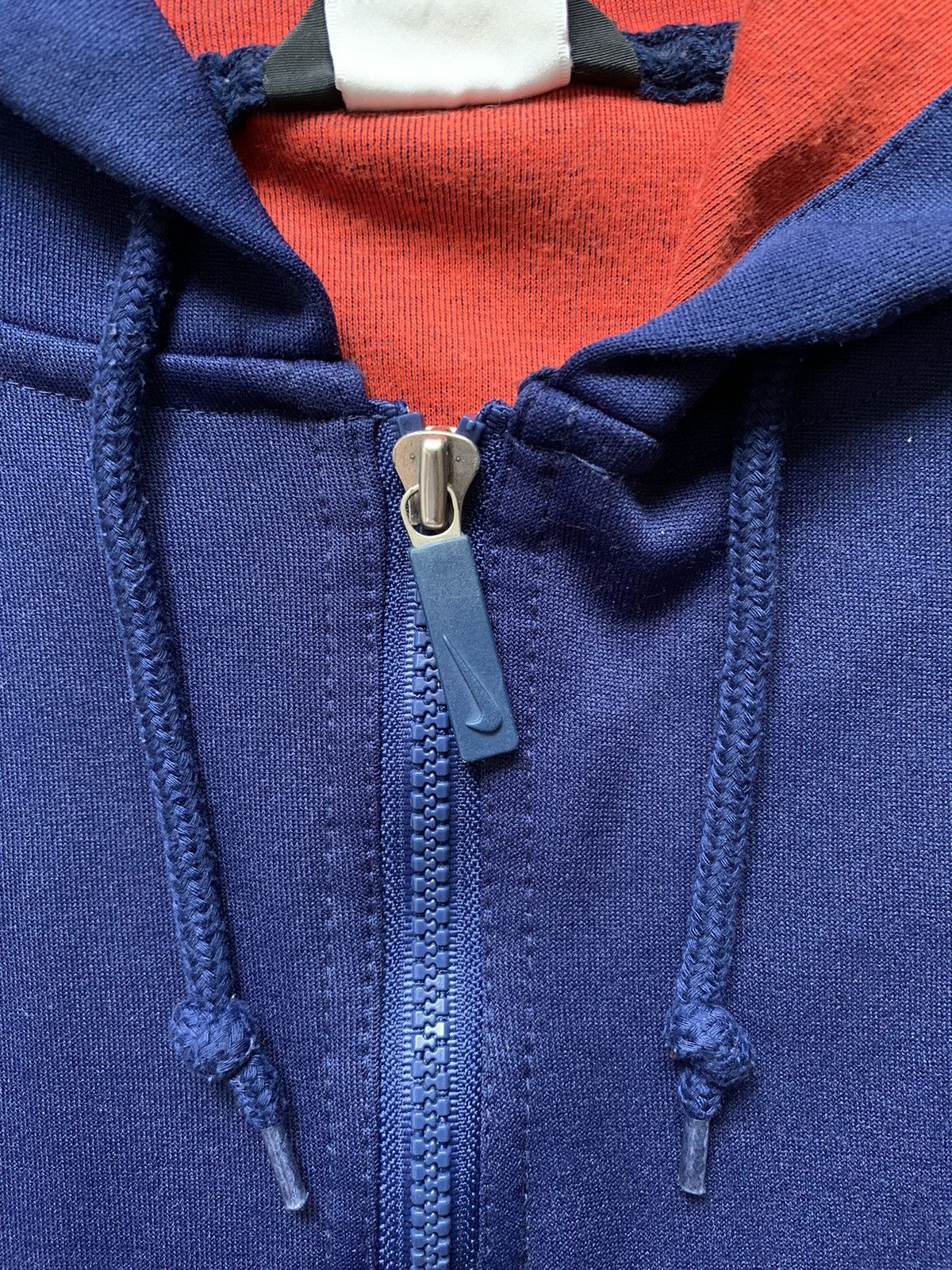 Nike Vintage 90s Nike Zip Hoodie Spell Out Drill Track Jacket USA Size US L / EU 52-54 / 3 - 7 Thumbnail