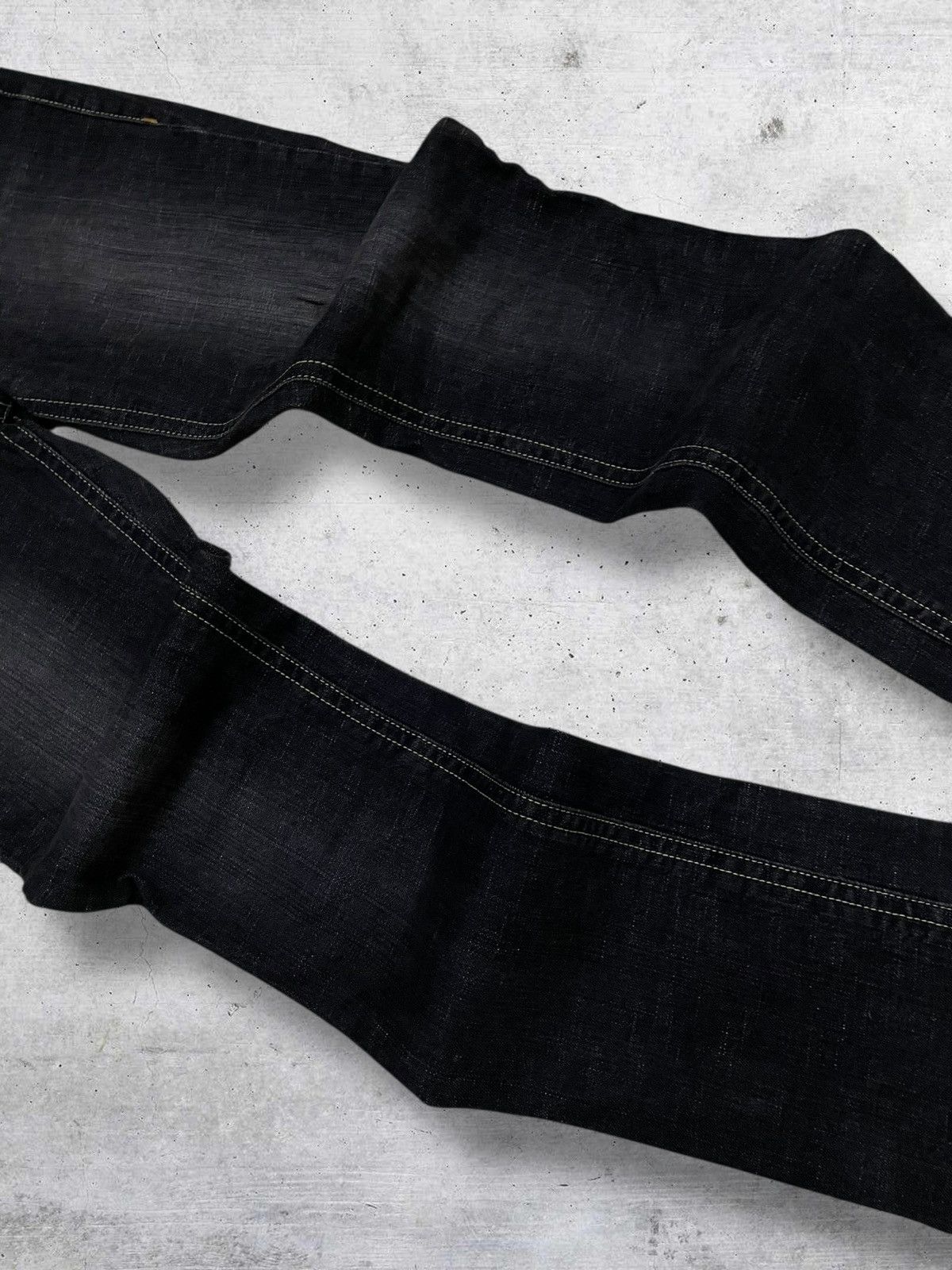 Japanese Brand VINTAGE CAROUGE JAPAN DESIGNER 90S OG FLARED RUNWAY DENIM Size US 32 / EU 48 - 6 Thumbnail