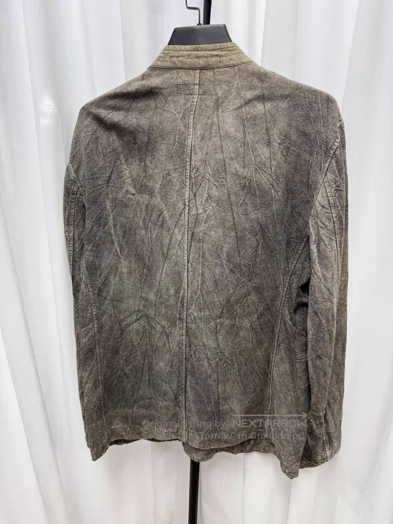 Issey Miyake Issey Miyake Pleated Distressed Double-Breasted Jacket Size US L / EU 52-54 / 3 - 7 Thumbnail