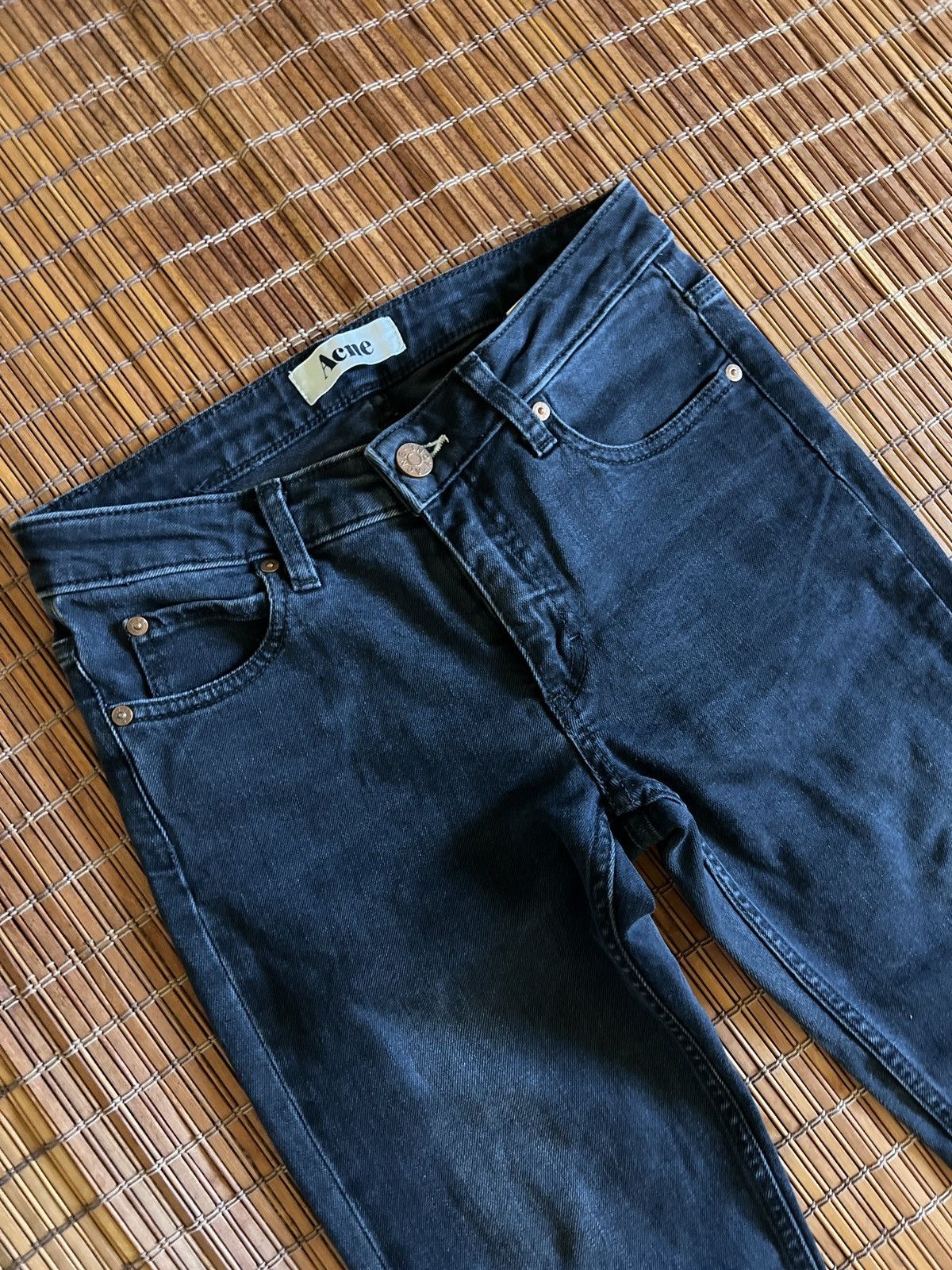 Acne Studios Vintage Acne studios Jeans style Hex/Basement black charcoal Size 26" / US 2 / IT 38 - 2 Thumbnail