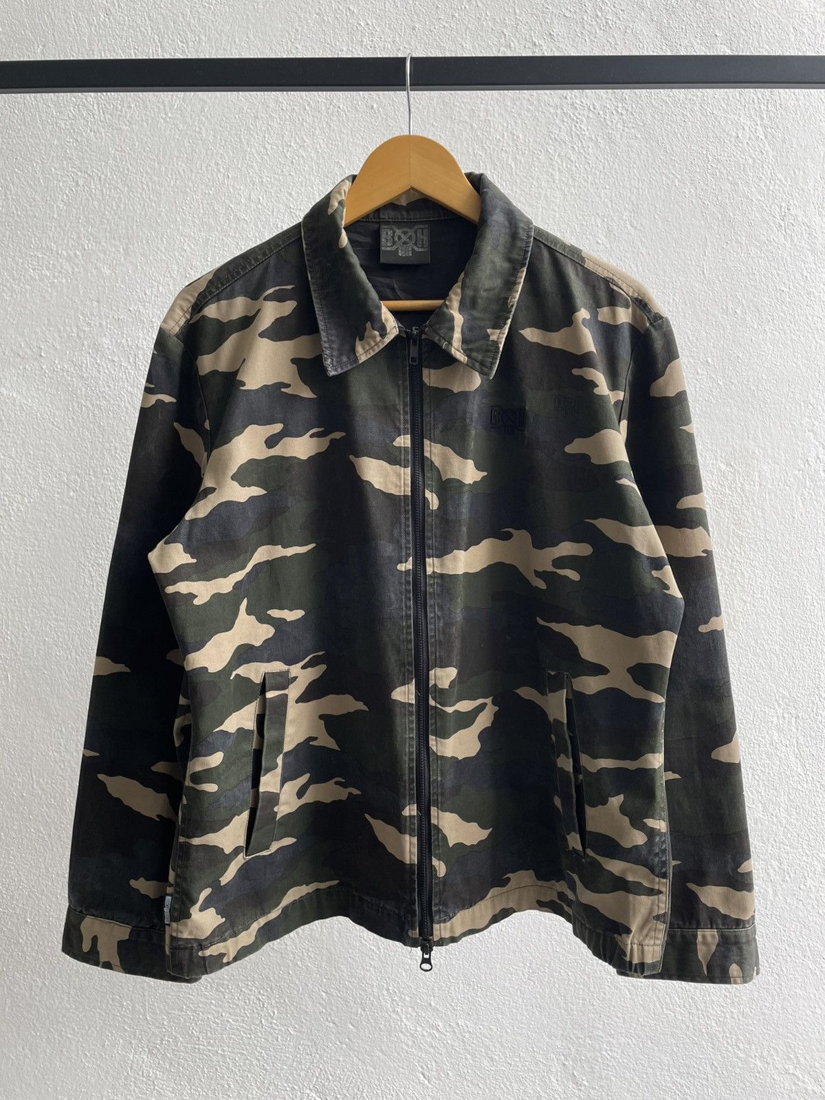 Bounty Hunter Vintage Bounty Hunter Camouflage Zipper Jacket Size US L / EU 52-54 / 3 - 2 Thumbnail