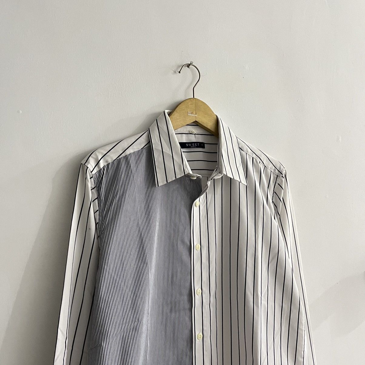 Japanese Brand Sweet - Striped Iconic Longsleeve Shirt Size US M / EU 48-50 / 2 - 3 Thumbnail
