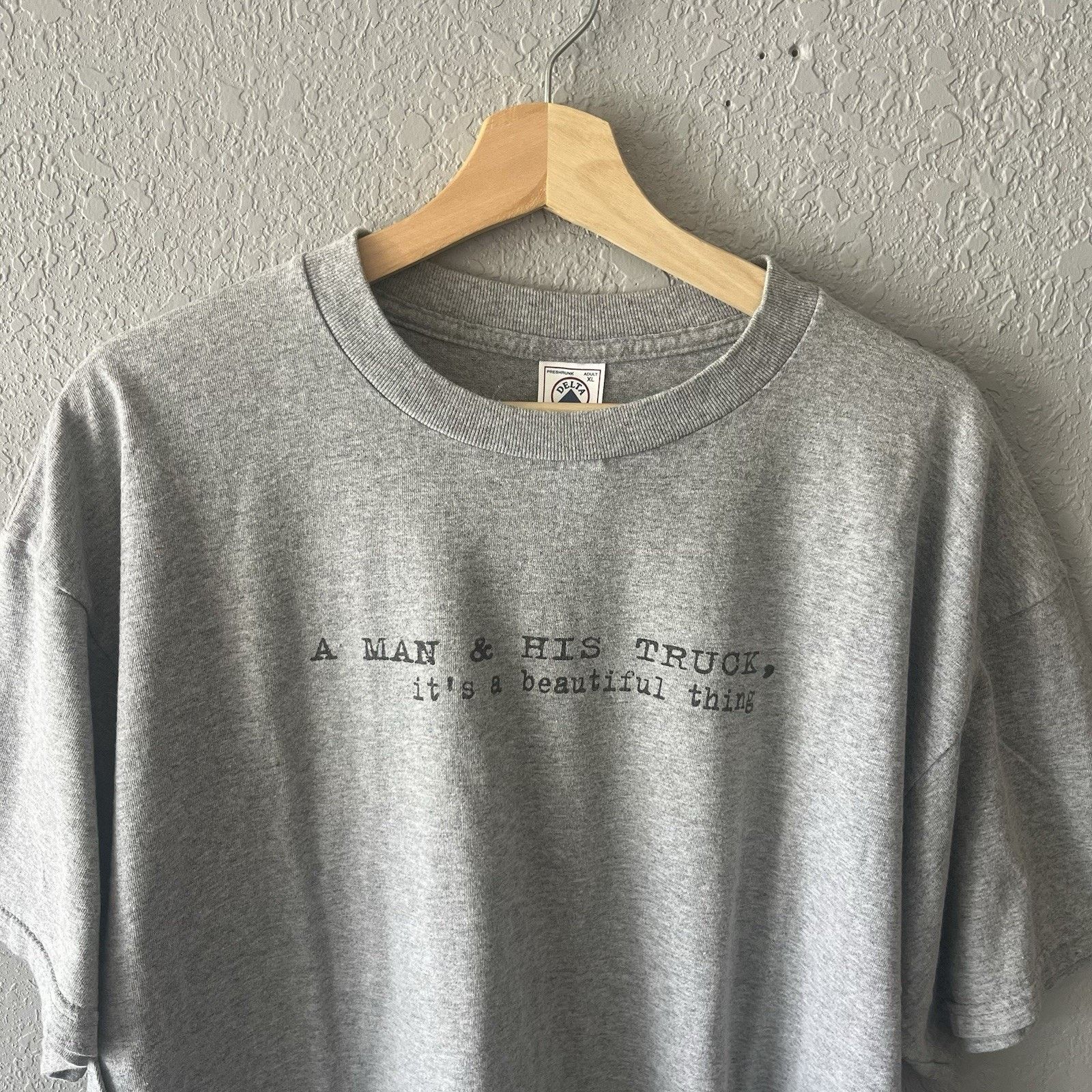 Vintage Vintage 90’s Spellout “a Man And His Truck” Tshirt Men’s XL Size US XL / EU 56 / 4 - 2 Thumbnail