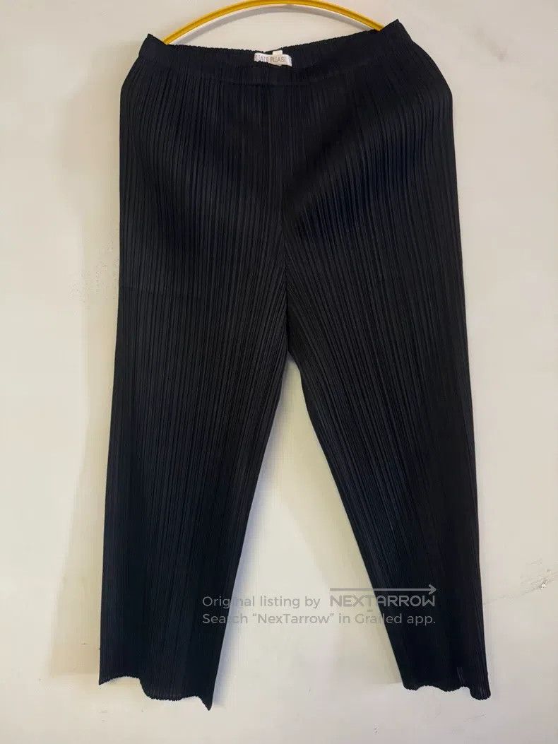Issey Miyake Issey Miyake Black Pleated Pants Size 26" / US 2 / IT 38 - 1 Thumbnail