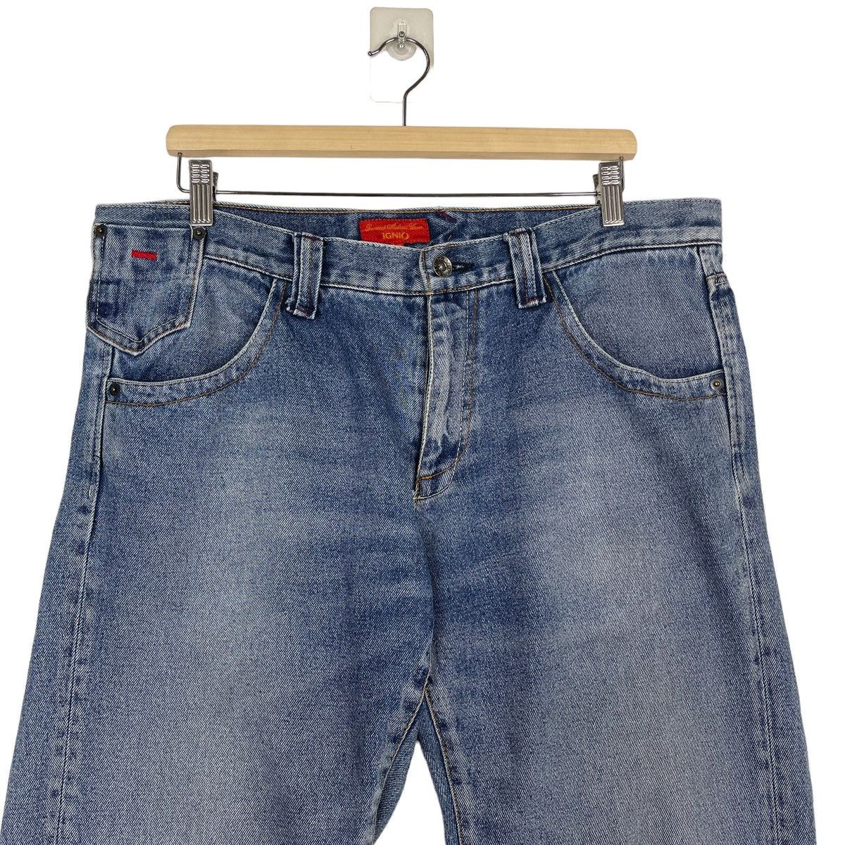 Japanese Brand IGNIO FADED BLUE JEANS Size US 36 / EU 52 - 3 Thumbnail
