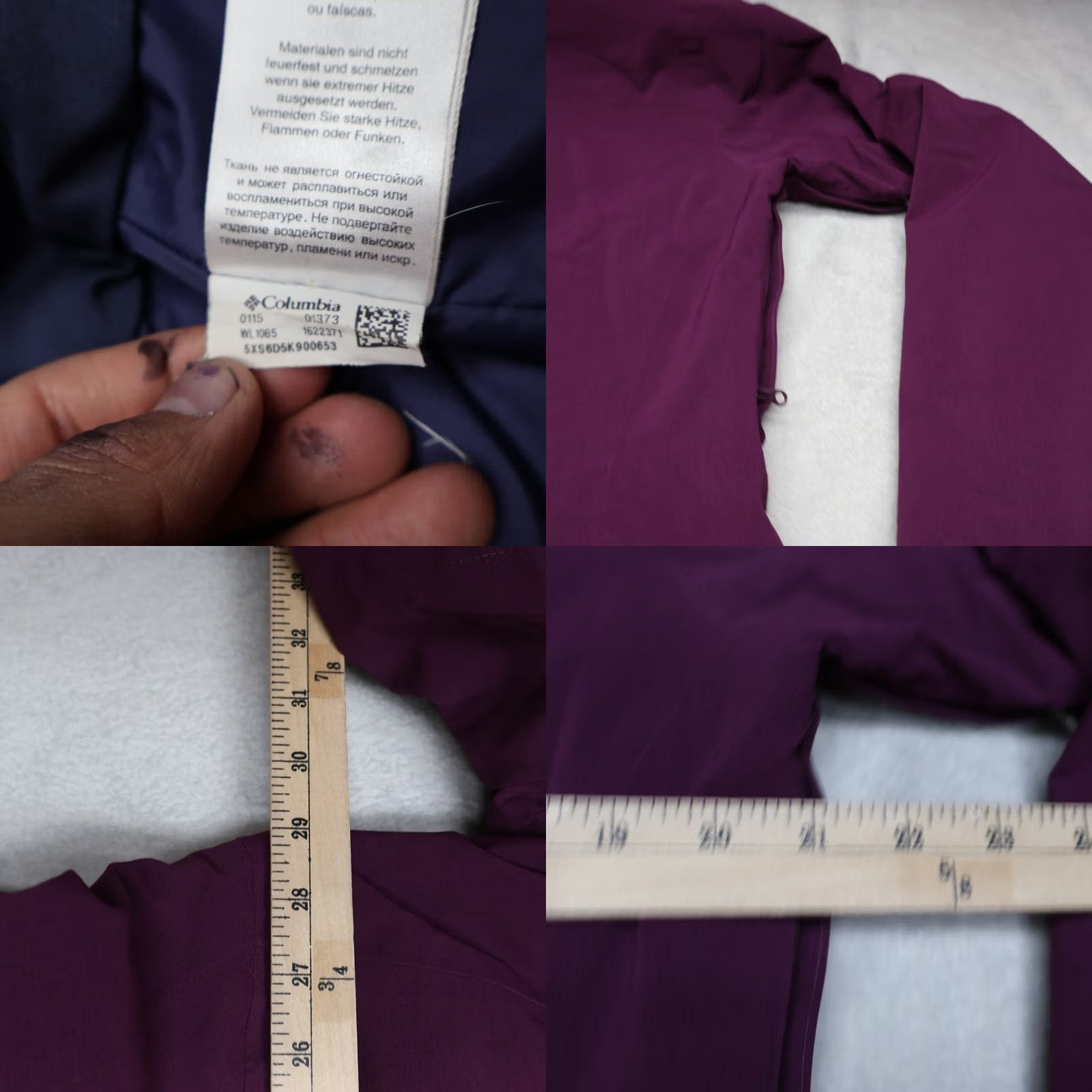 Vintage Columbia Titanium Jacket Womens Large Purple Omni-Heat WaterproofInsulated Ski Jacket Size L / US 10 / IT 46 - 9 Thumbnail