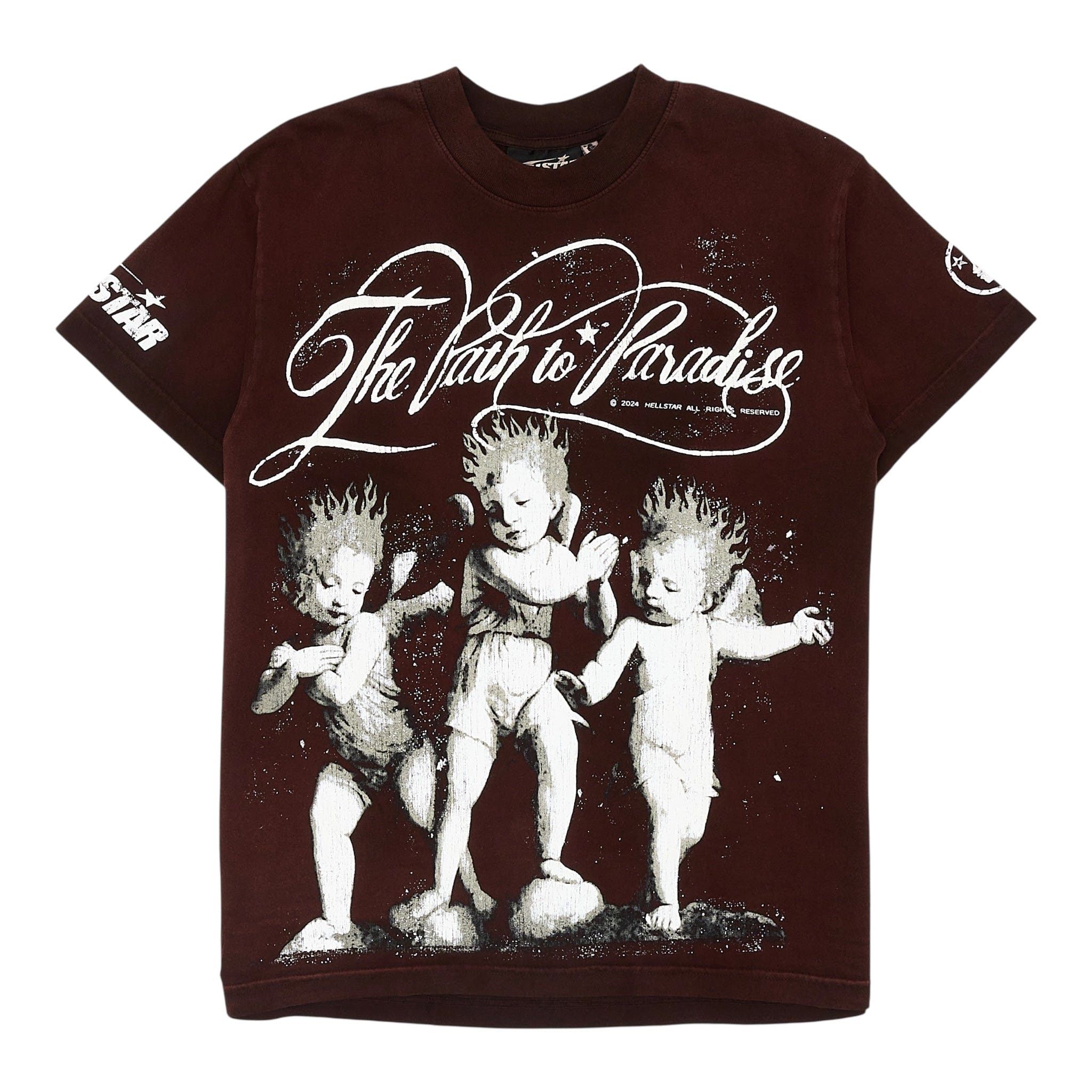 HELLSTAR Kids Path To Paradise Short Sleeve Tee Shirt Brown Size US M / EU 48-50 / 2 - 1 Thumbnail