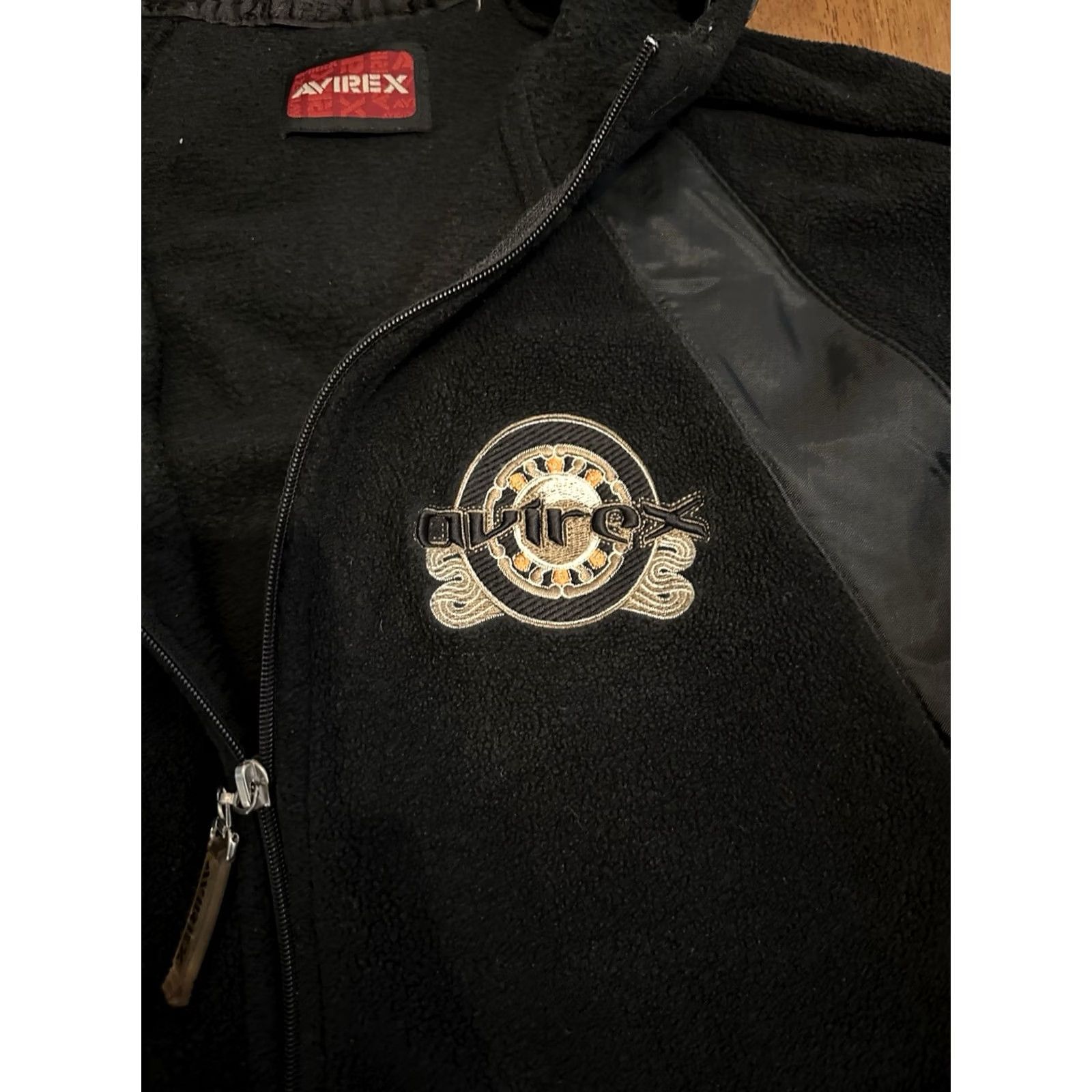 Avirex Avirex Full Zip Fleece Hoodie Jacket XL Vintage Y2K - Pre-Owned - Excellent Condition Size US XL / EU 56 / 4 - 2 Thumbnail