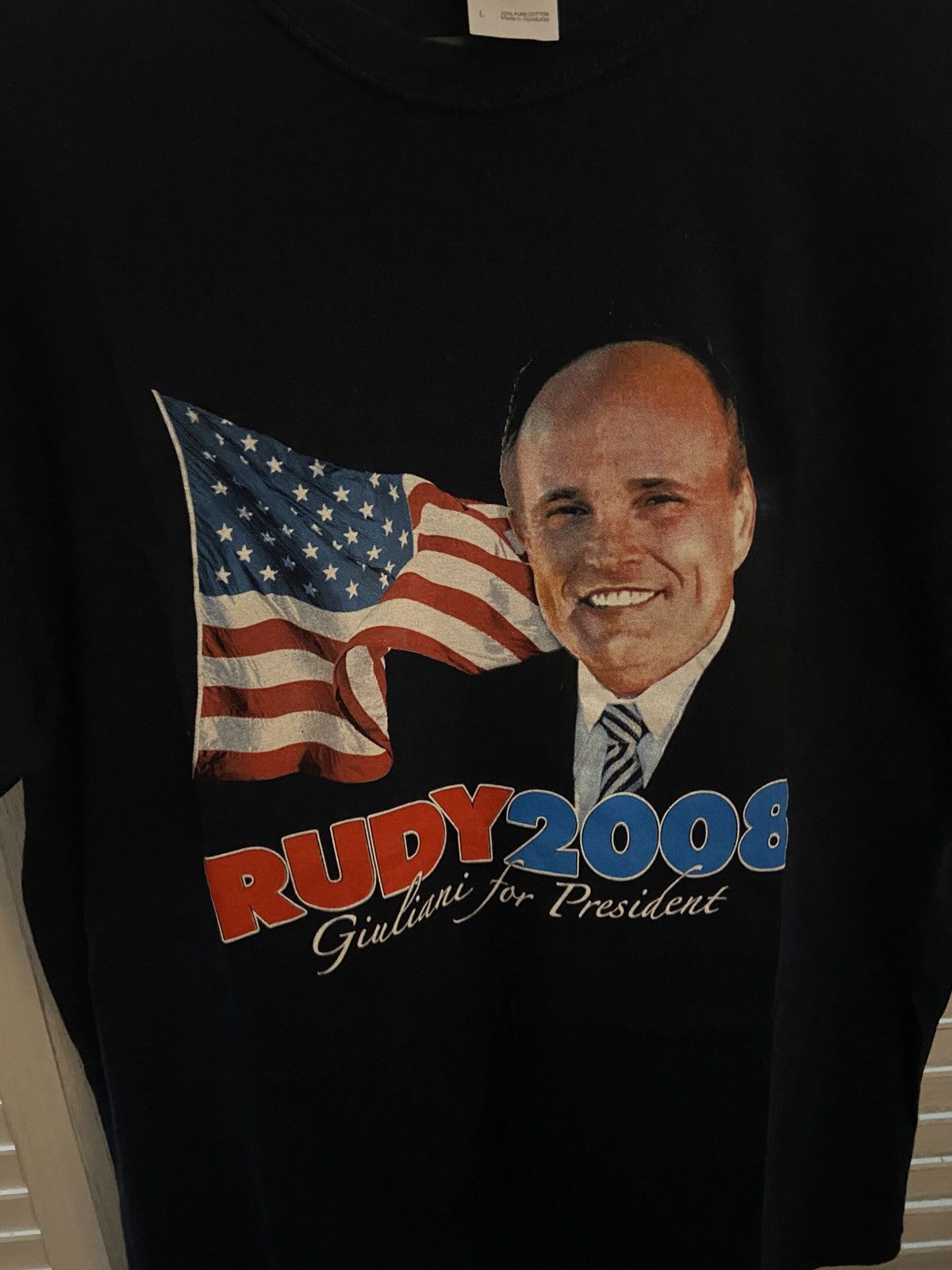 Vintage Rudy Giuliani 2008 election tee Size US L / EU 52-54 / 3 - 3 Thumbnail