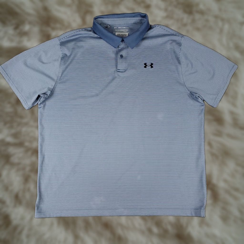 Under Armour Under Armour Polo Shirt Mens 2XL Blue Striped Short Sleeve Polo Shirt Mens 2XL Blue Striped Short Sleeve Size US XXL / EU 58 / 5 - 1 Thumbnail