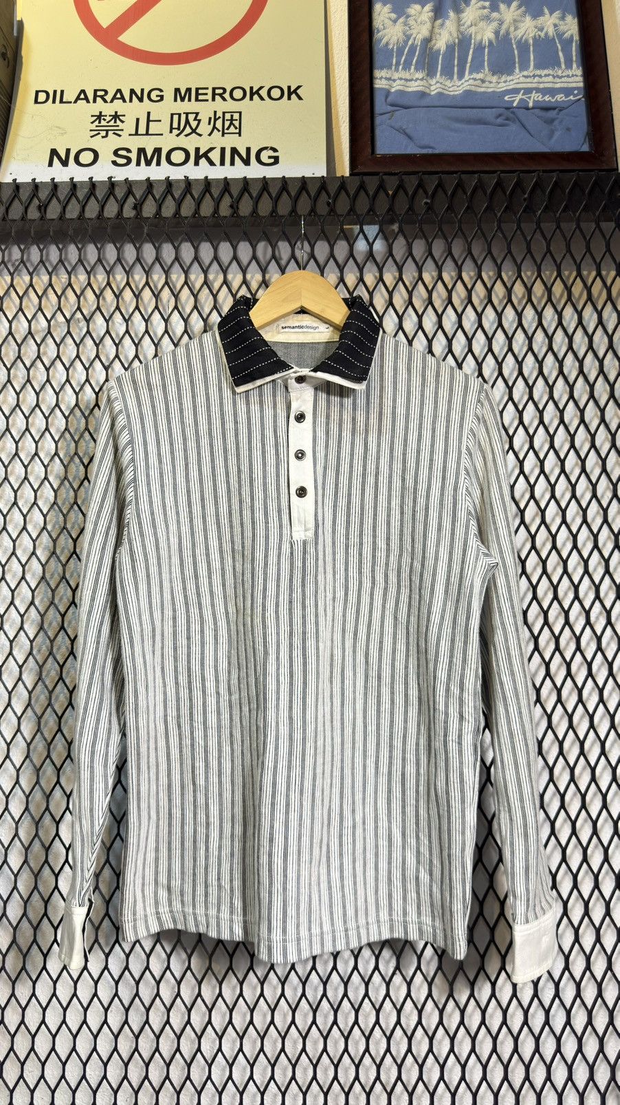 Japanese Brand SEMANTIC DESIGN long slevee tshirt Size US L / EU 52-54 / 3 - 1 Thumbnail