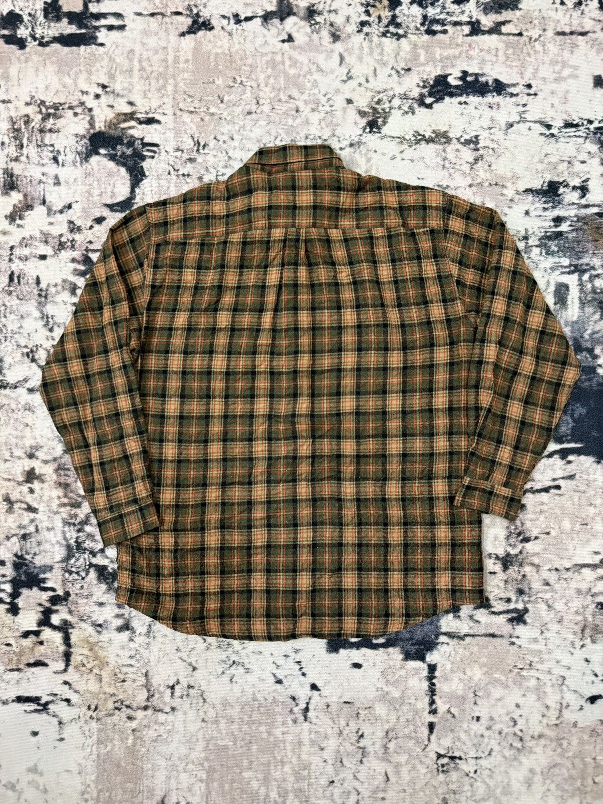 Sean John Vintage Sean John Chekerd Flannel Button Up Shirt Wool Size US XL / EU 56 / 4 - 8 Thumbnail