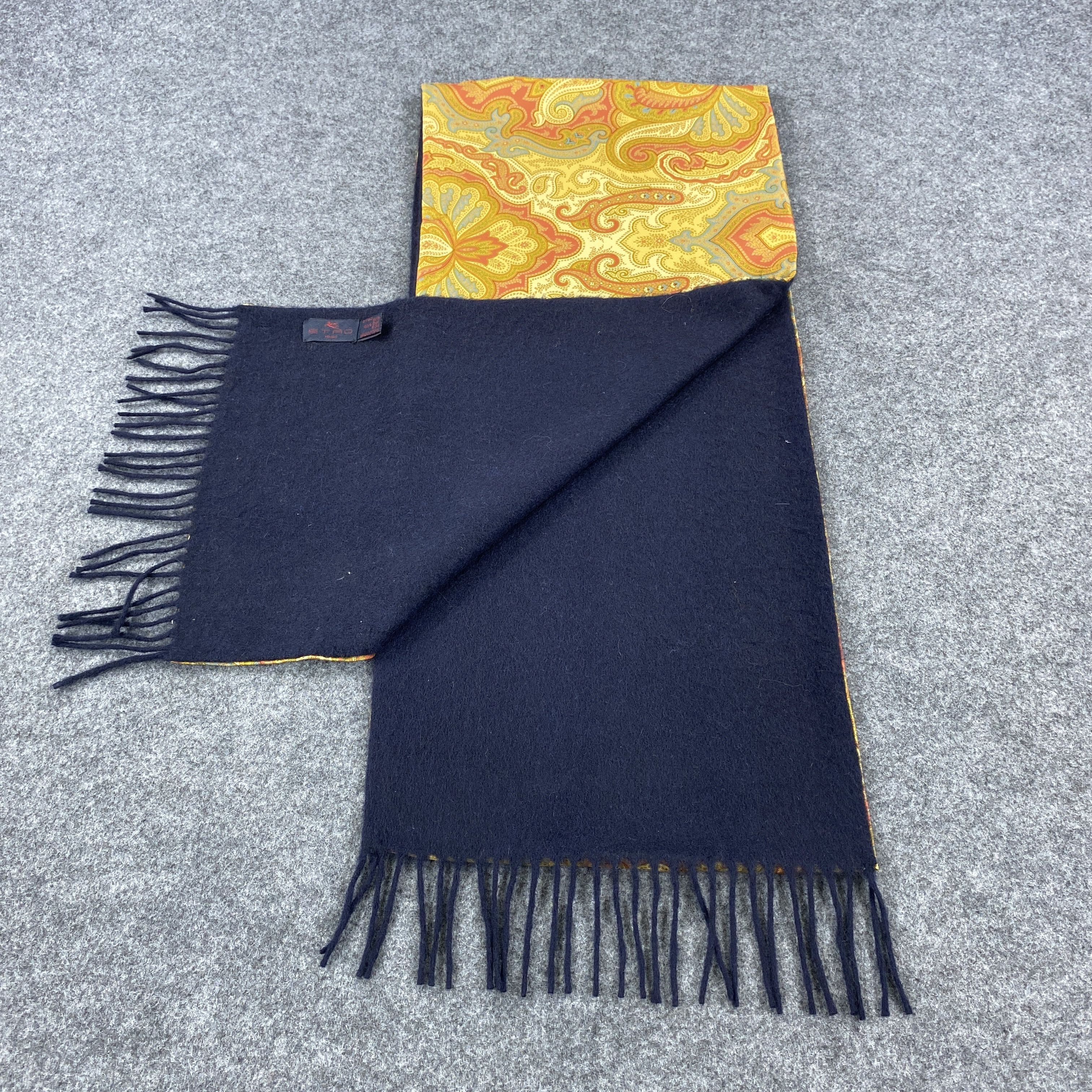 Etro × Vintage Etro Silk Scarf # Paisley # Muffler # Neckwear # D691 Size ONE SIZE - 8 Thumbnail