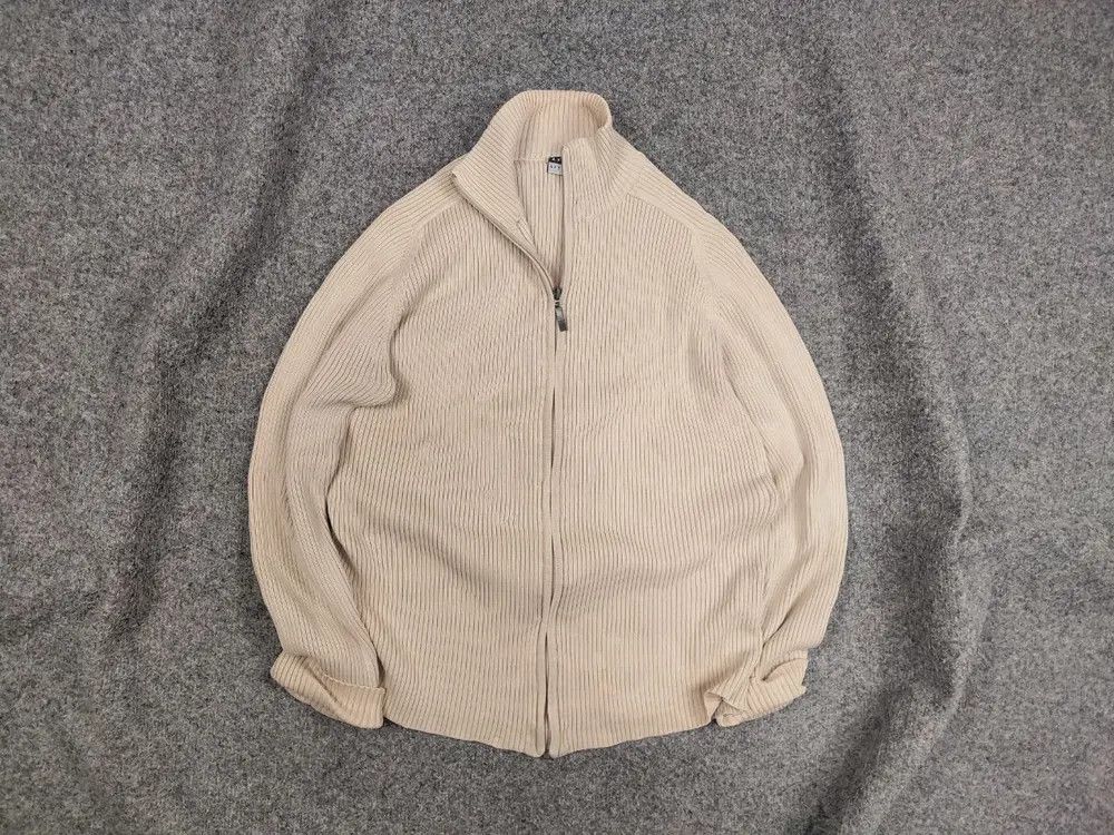 If Six Was Nine VTG Japan Hysteric Glamour Yamamoto Style ribbed Zip Sweater Size US M / EU 48-50 / 2 - 1 Thumbnail