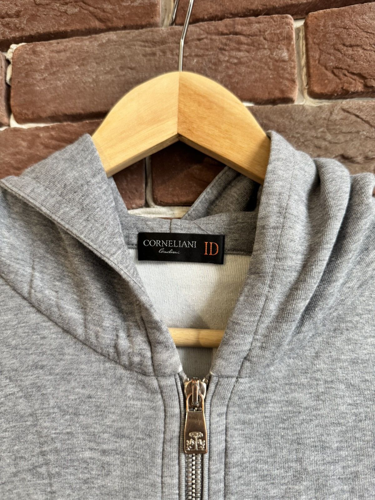 Corneliani Corneliani Men's Hooded Zipped Sweater Luxury Hoodie large Size US L / EU 52-54 / 3 - 6 Thumbnail