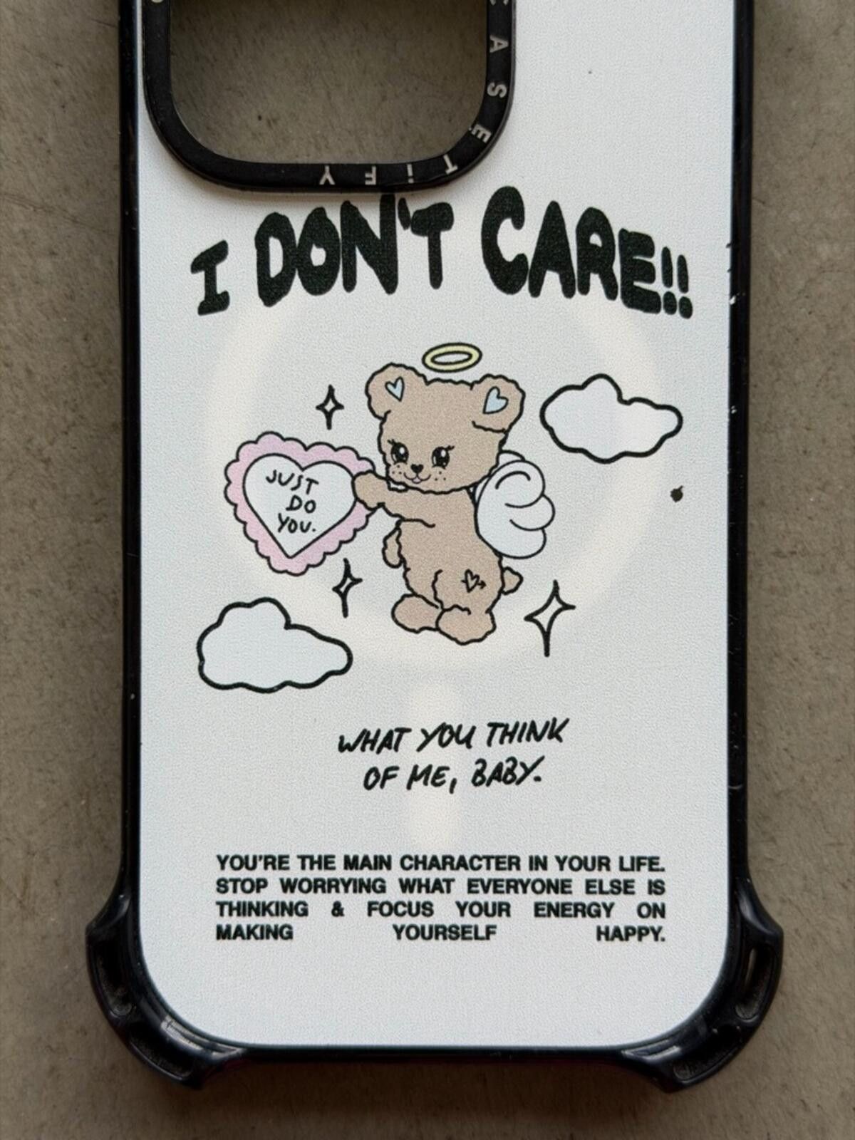 Other CASETiFY / iPhone 16 Pro Bounce Case / Angel Bear Black Size ONE SIZE - 2 Thumbnail
