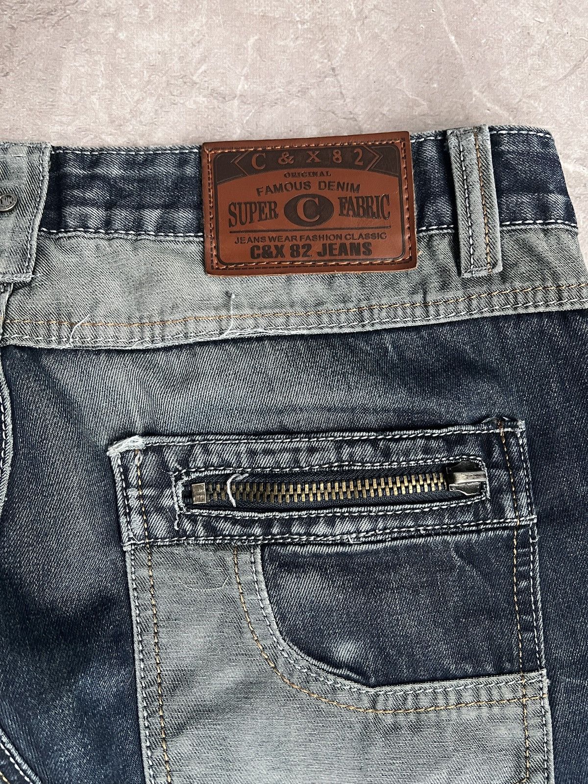 Dolce & Gabbana Deconstructed tornado mart style distressed jeans y2k Size US 33 - 13 Thumbnail