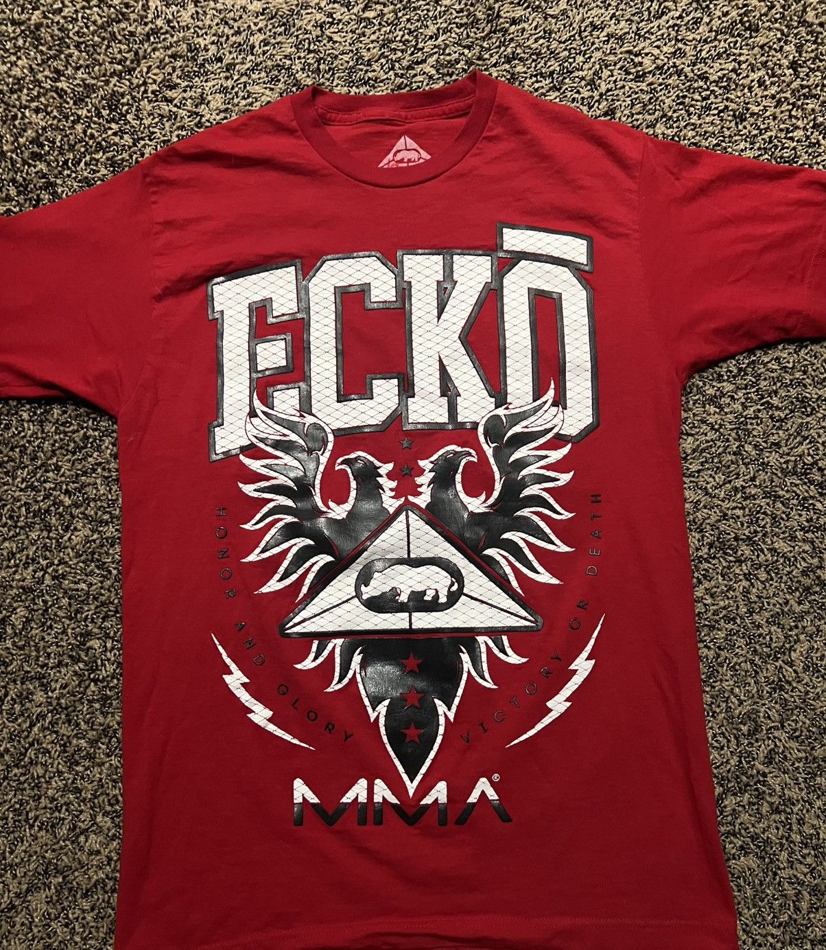 Ecko Unltd. Vintage bold red Ecko MMA graphic tee Size US L / EU 52-54 / 3 - 1 Thumbnail