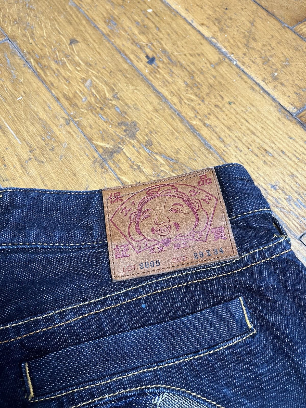 Evisu Evisu Patchwork Embroidery Daicock Regular Fit Jeans #2000 Size US 29 - 5 Thumbnail