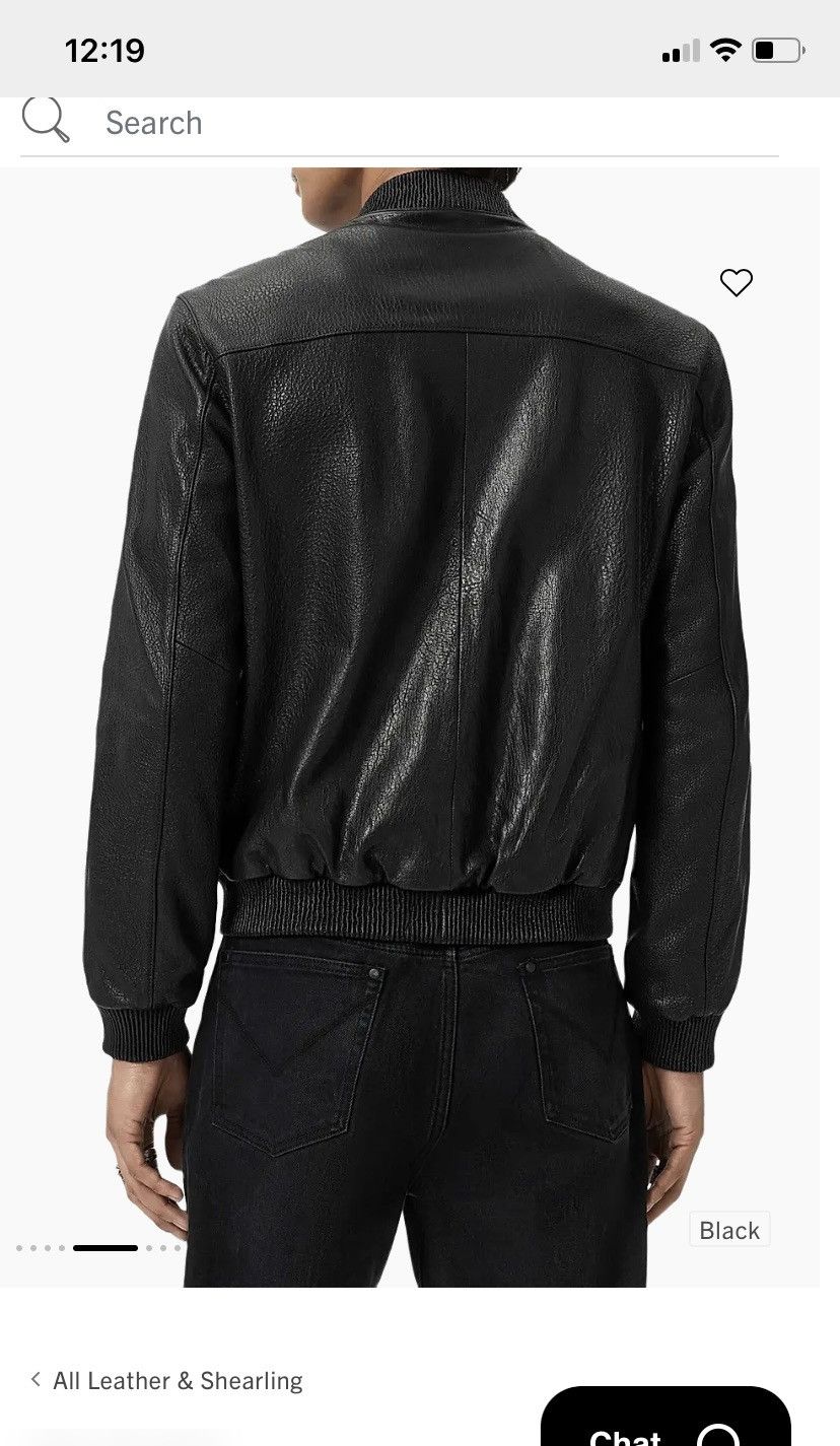 John Varvatos John Varvatos Leather Bomber jacket Size US M / EU 48-50 / 2 - 7 Thumbnail