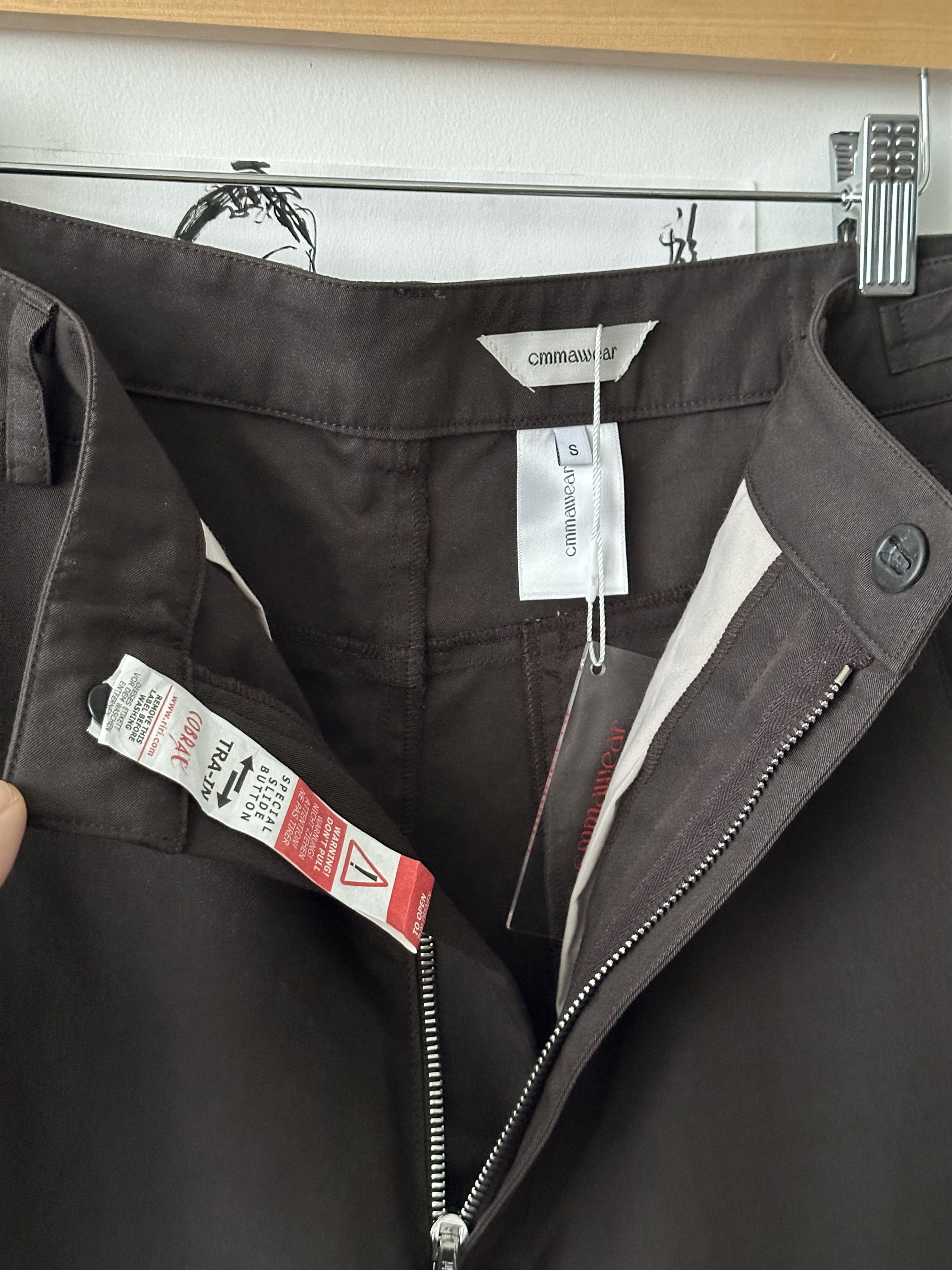 CMMAWEAR CMMAWEAR Articulated Trousers Brown Size US 30 / EU 46 - 3 Thumbnail