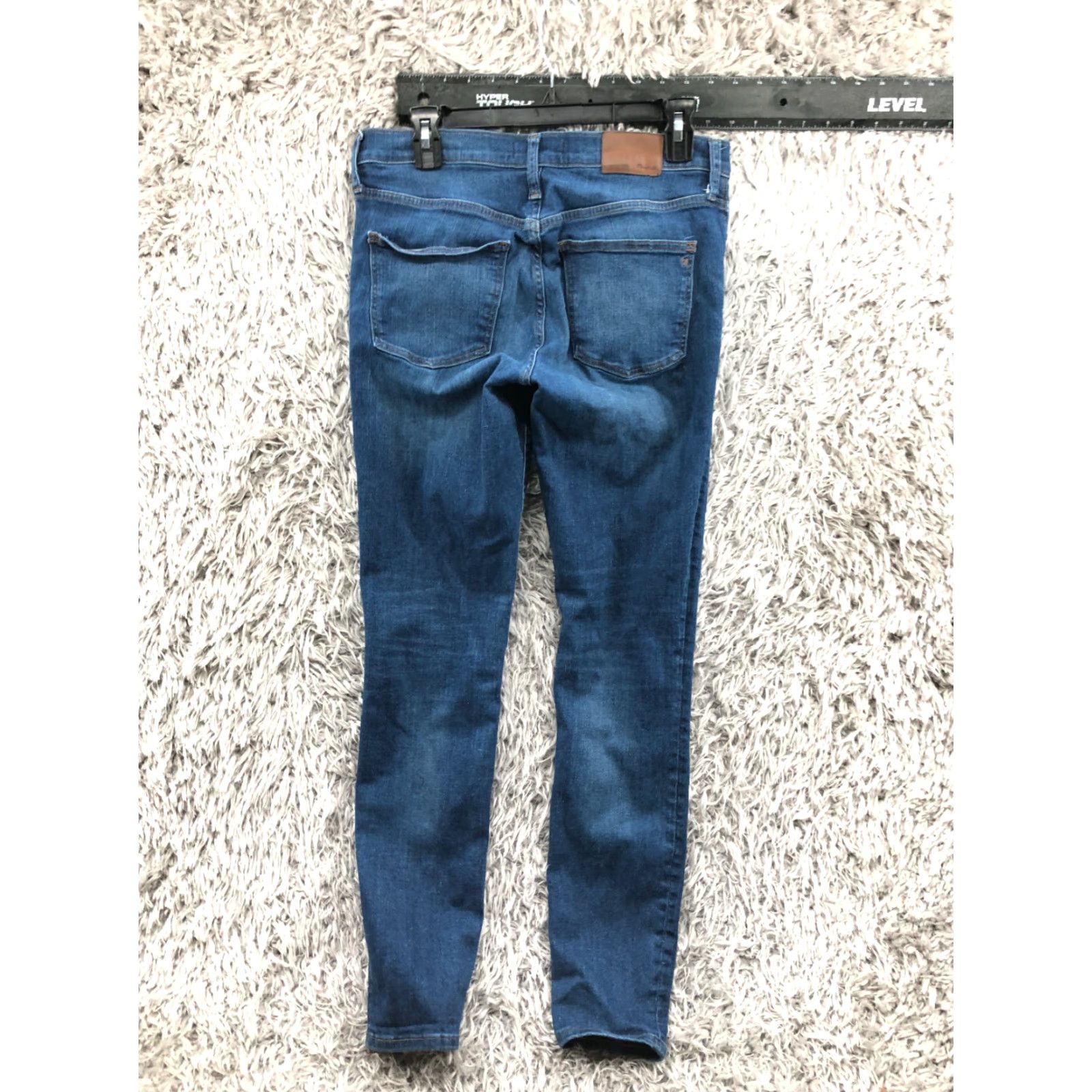 Madewell Madewell Jeans 8" Skinny Size 29 Tall Womens Medium Wash Blue Regular Rise 8.5-10.5 5-Pocket Denim Blue Mens? Size 29" - 6 Thumbnail