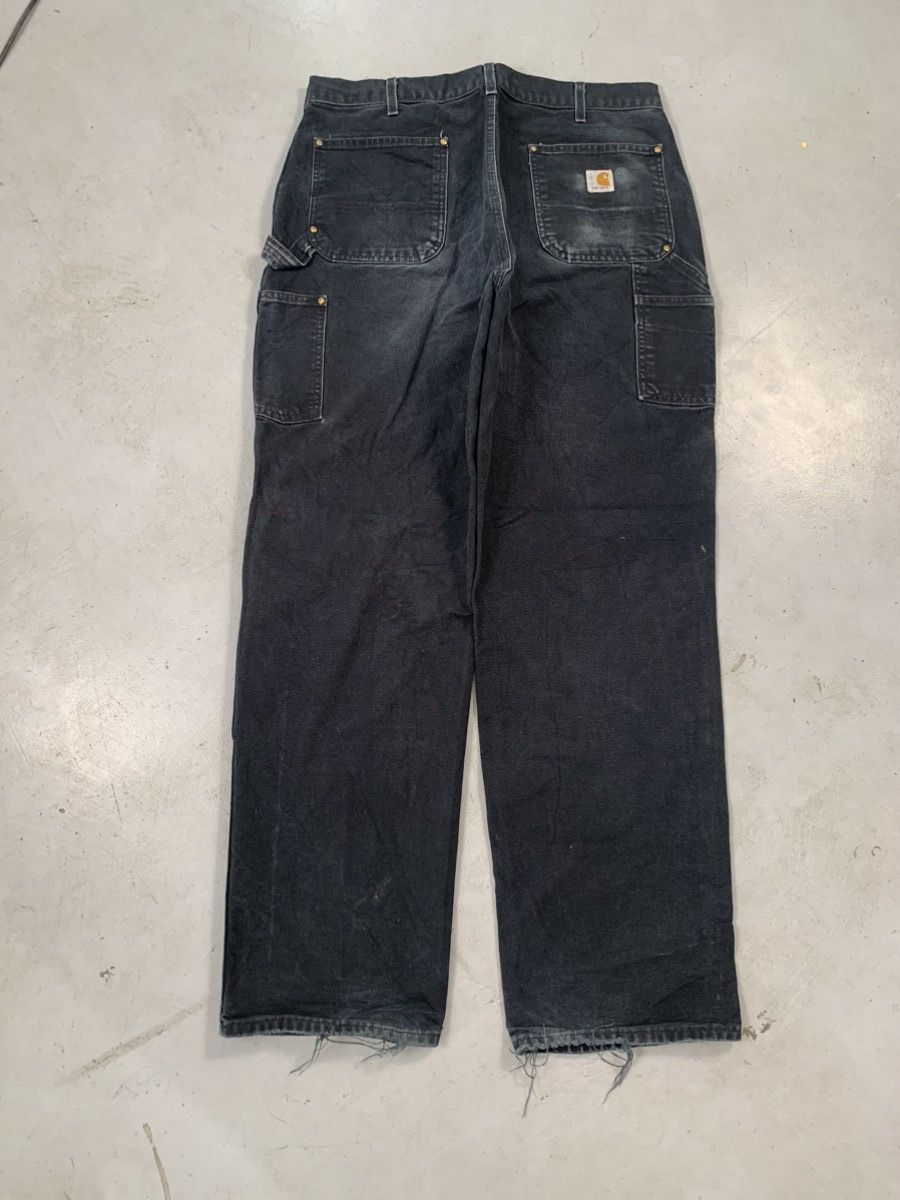 Carhartt Vintage Carhartt b01 BLK double knee denim Size US 38 / EU 54 - 2 Thumbnail