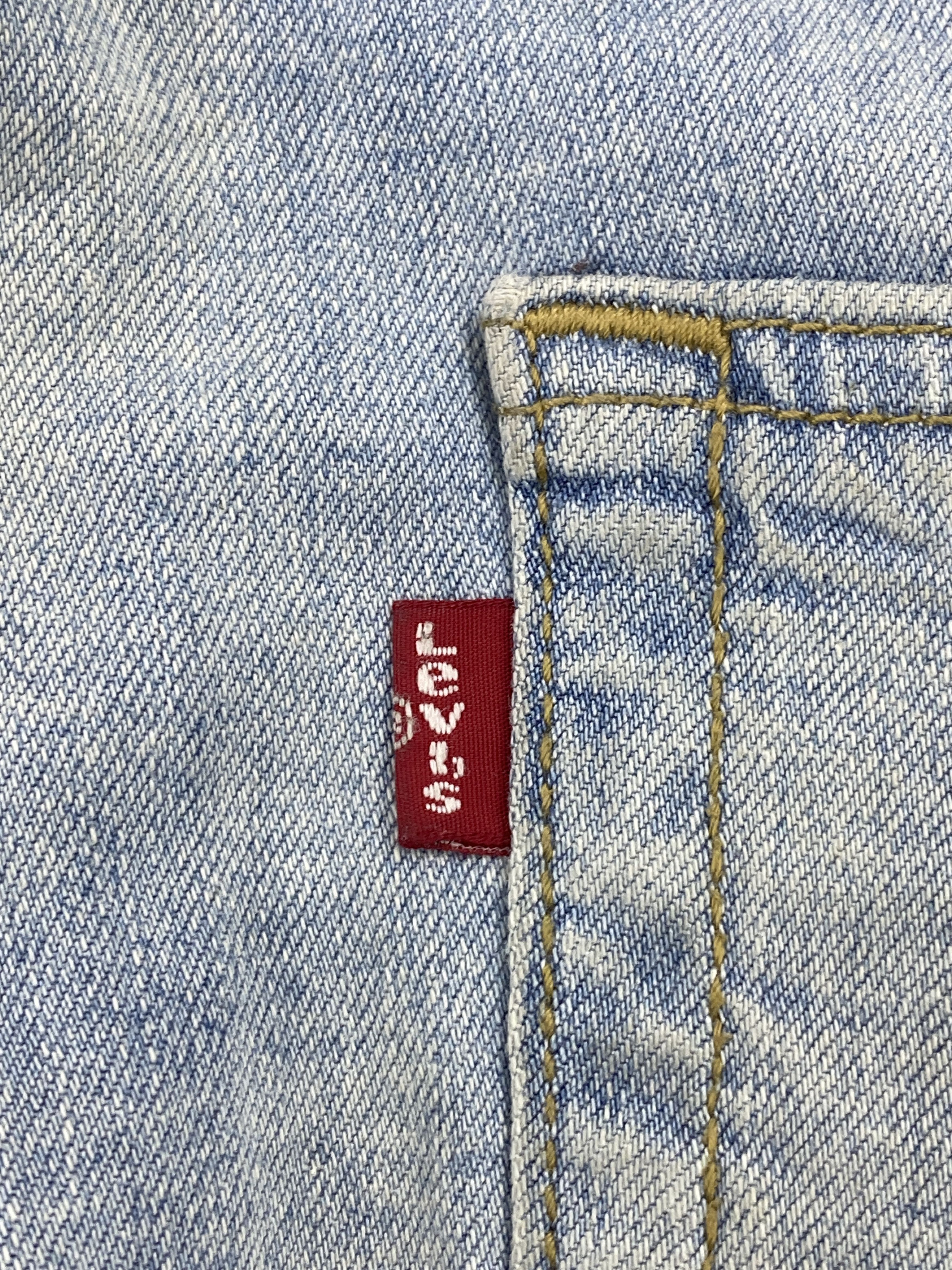 Levi's × Vintage Light Washed Vintage Levis 511 Slim Fit Jeans Size US 36 / EU 52 - 6 Thumbnail