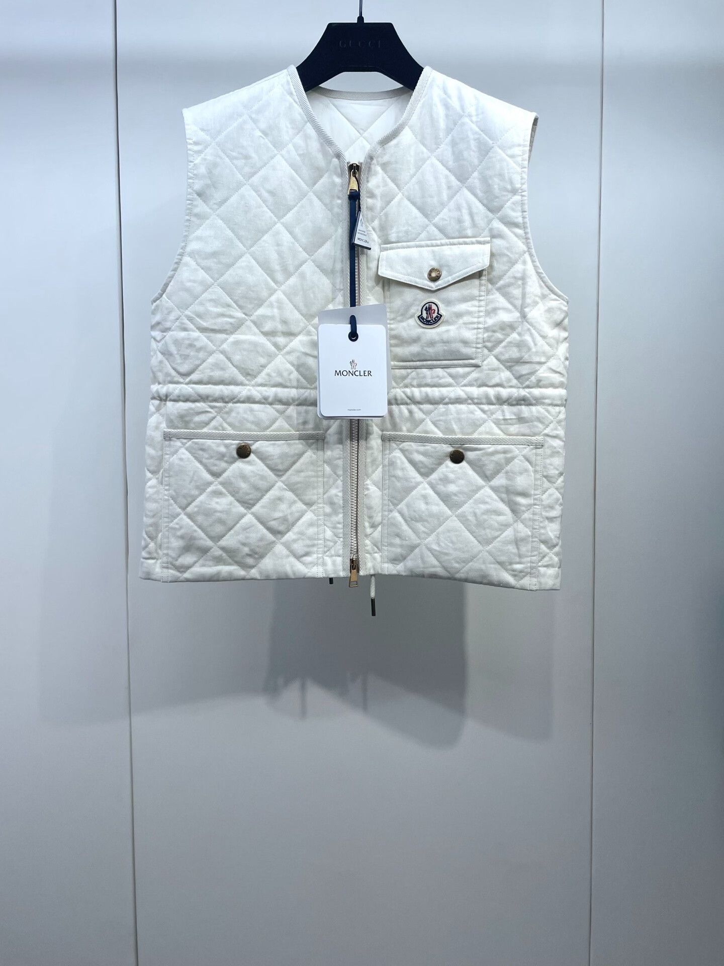 Moncler Moncler New White Down Jacket Size US L / EU 52-54 / 3 - 1 Thumbnail