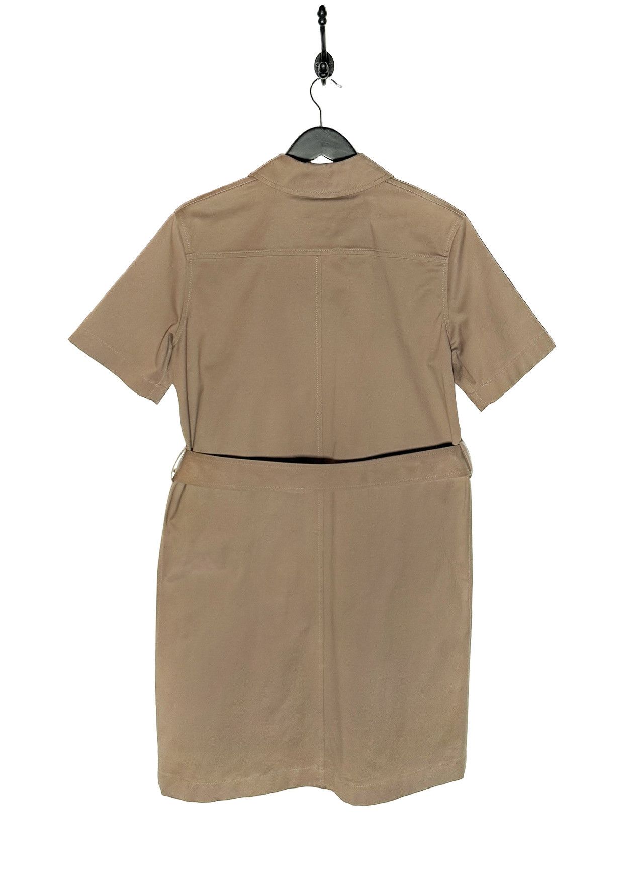 Hermes Hermès Light Brown Belted Zipped Mini Dress Size M / US 6-8 / IT 42-44 - 7 Thumbnail