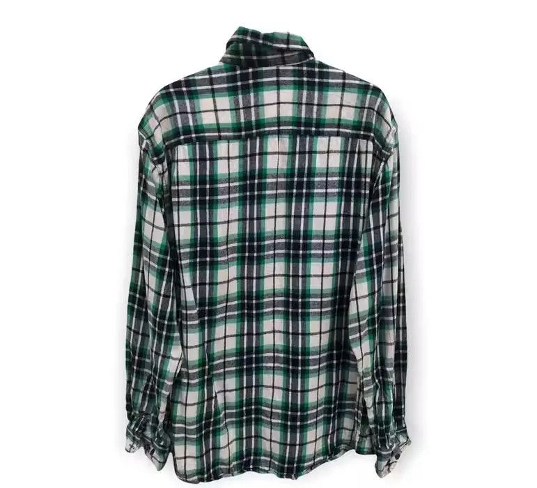 Vintage Faded Glory Plaid Tartan Flannel Shirt 👕 Size US L / EU 52-54 / 3 - 4 Thumbnail