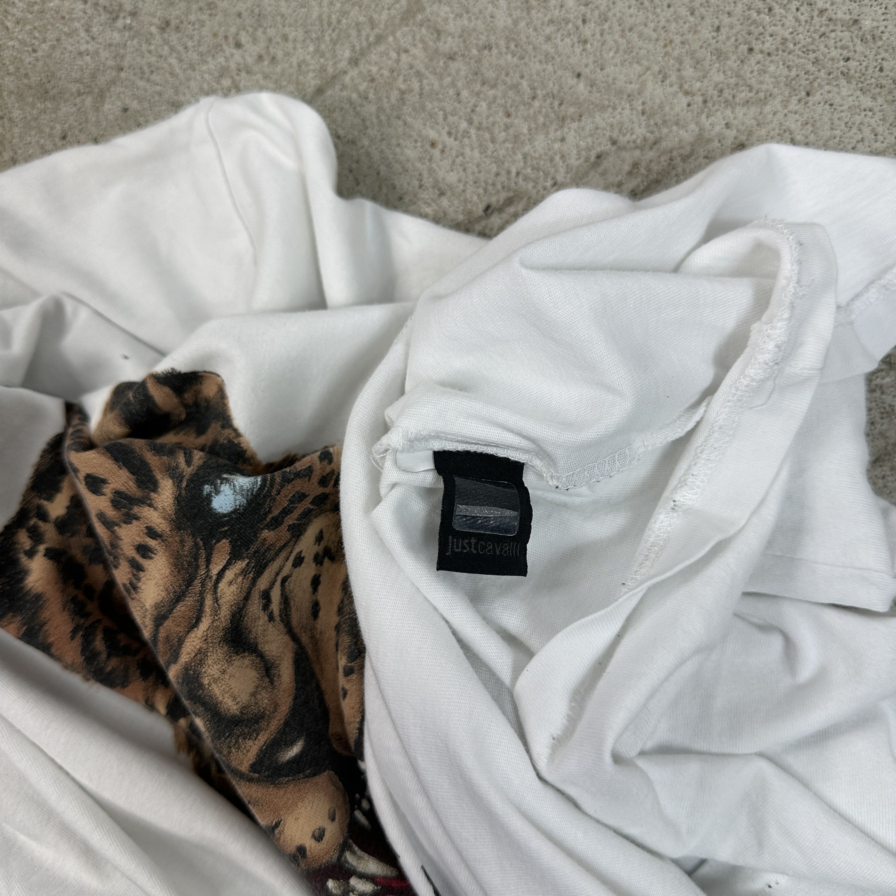 Just Cavalli × Vintage Vintage Y2K Avat Garde Just Cavalli T-shirt 00s Size US L / EU 52-54 / 3 - 4 Thumbnail