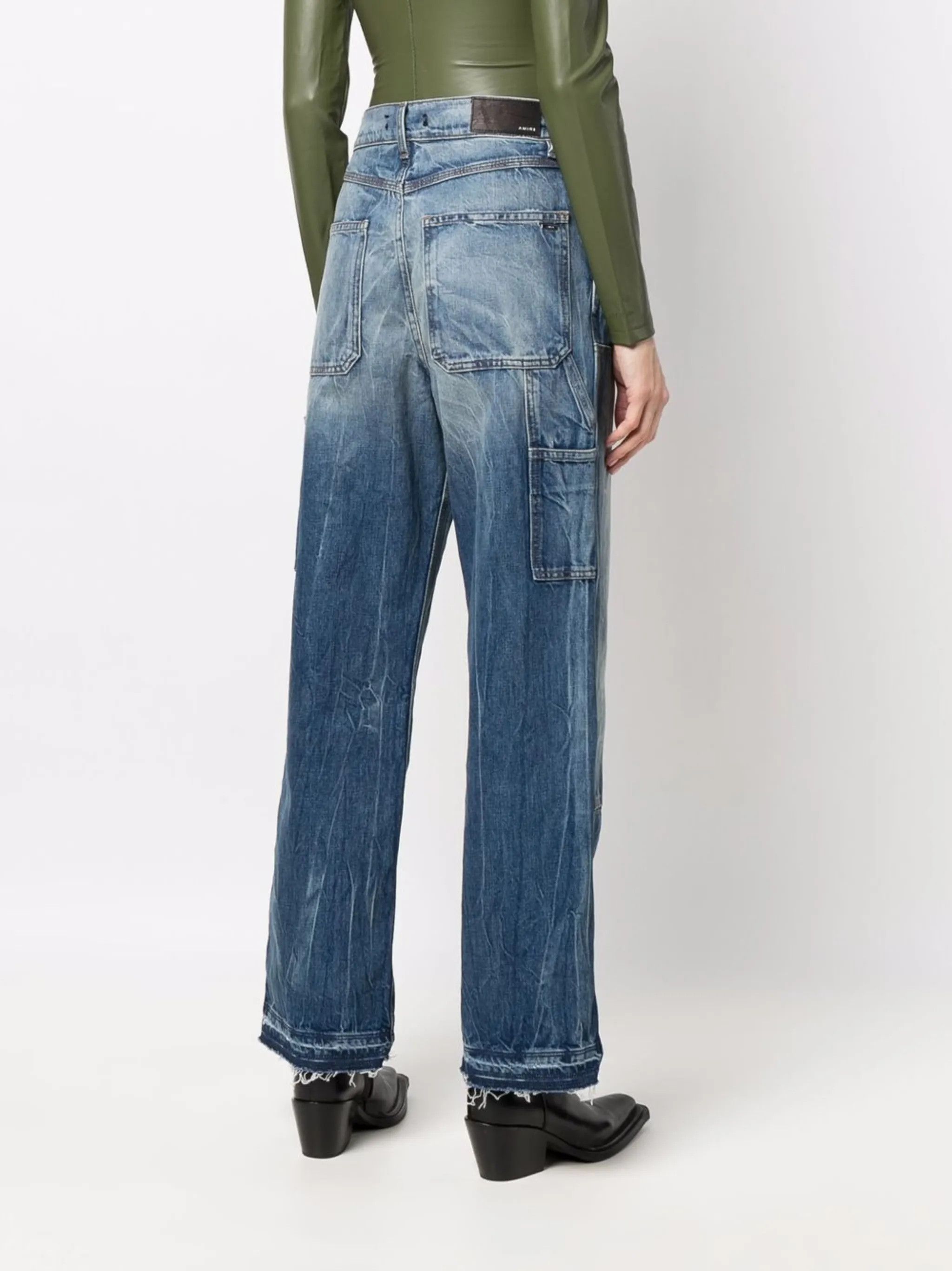 Amiri o1y0425 Denim Jeans in Blue Size 28" / US 6 / IT 42 - 4 Thumbnail