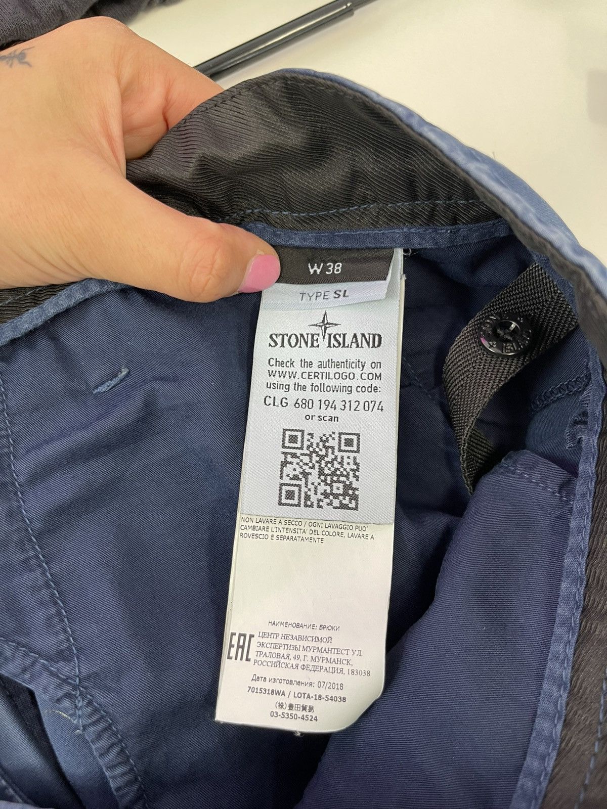 Stone Island Stone Island Multi Pocket Cargo Pants Navy Size US 38 / EU 54 - 5 Thumbnail